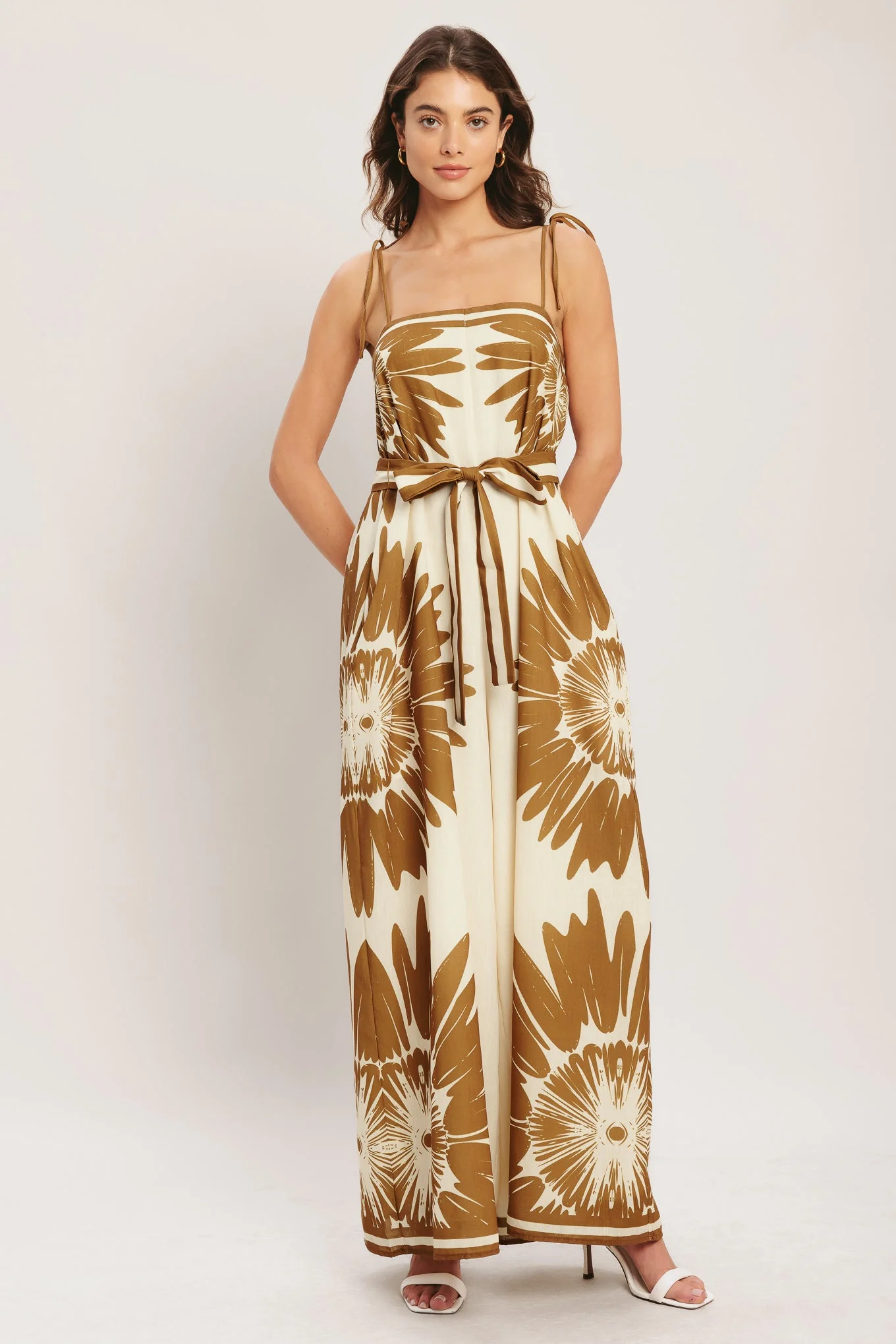 DESERT SUNBURST WIDE LEG JUMPSUIT - Image 4