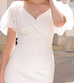 Diana Midi Dress - White - Image 6