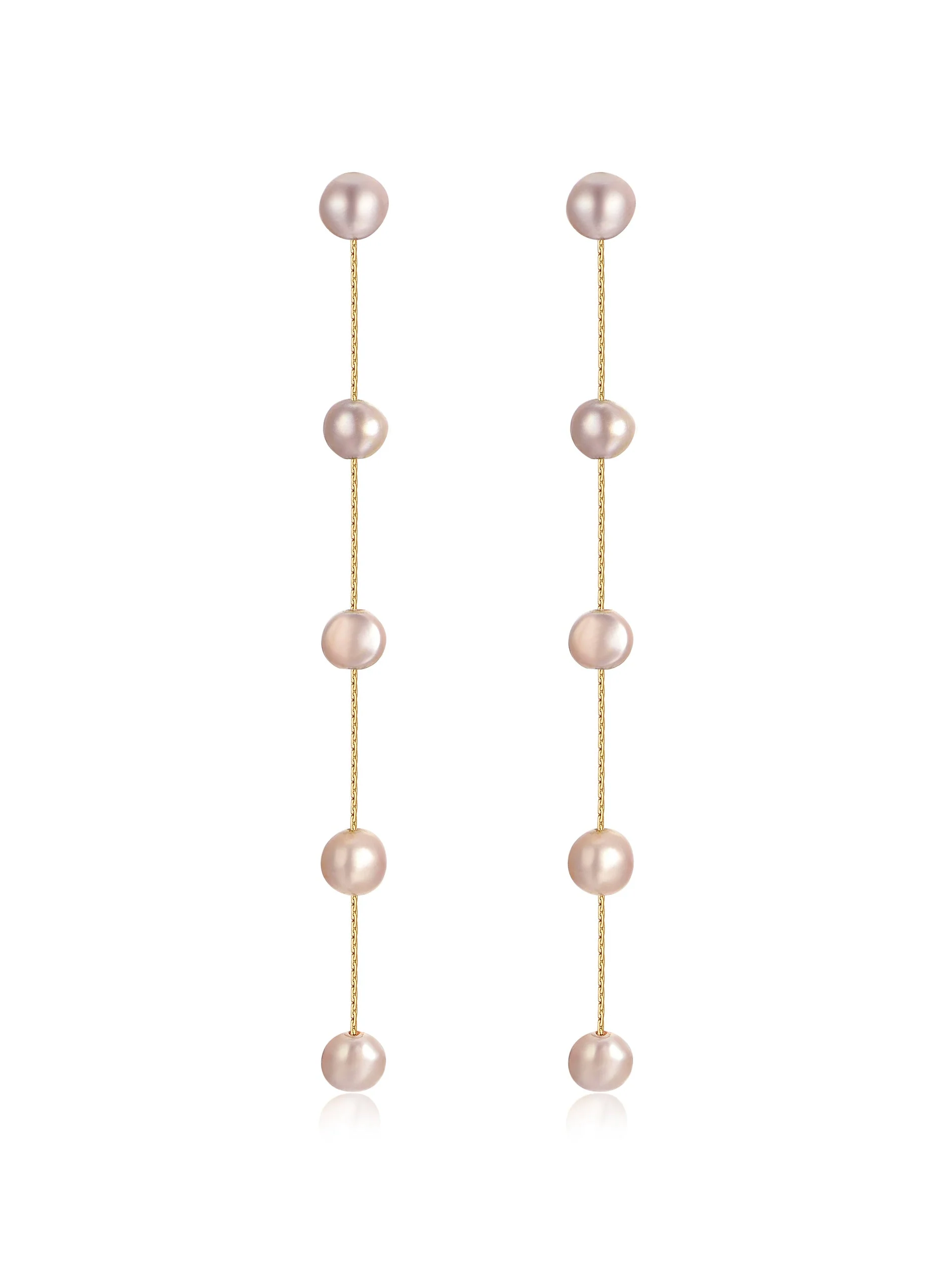 Dripping Pearl Delicate Drop Earrings - Image 12