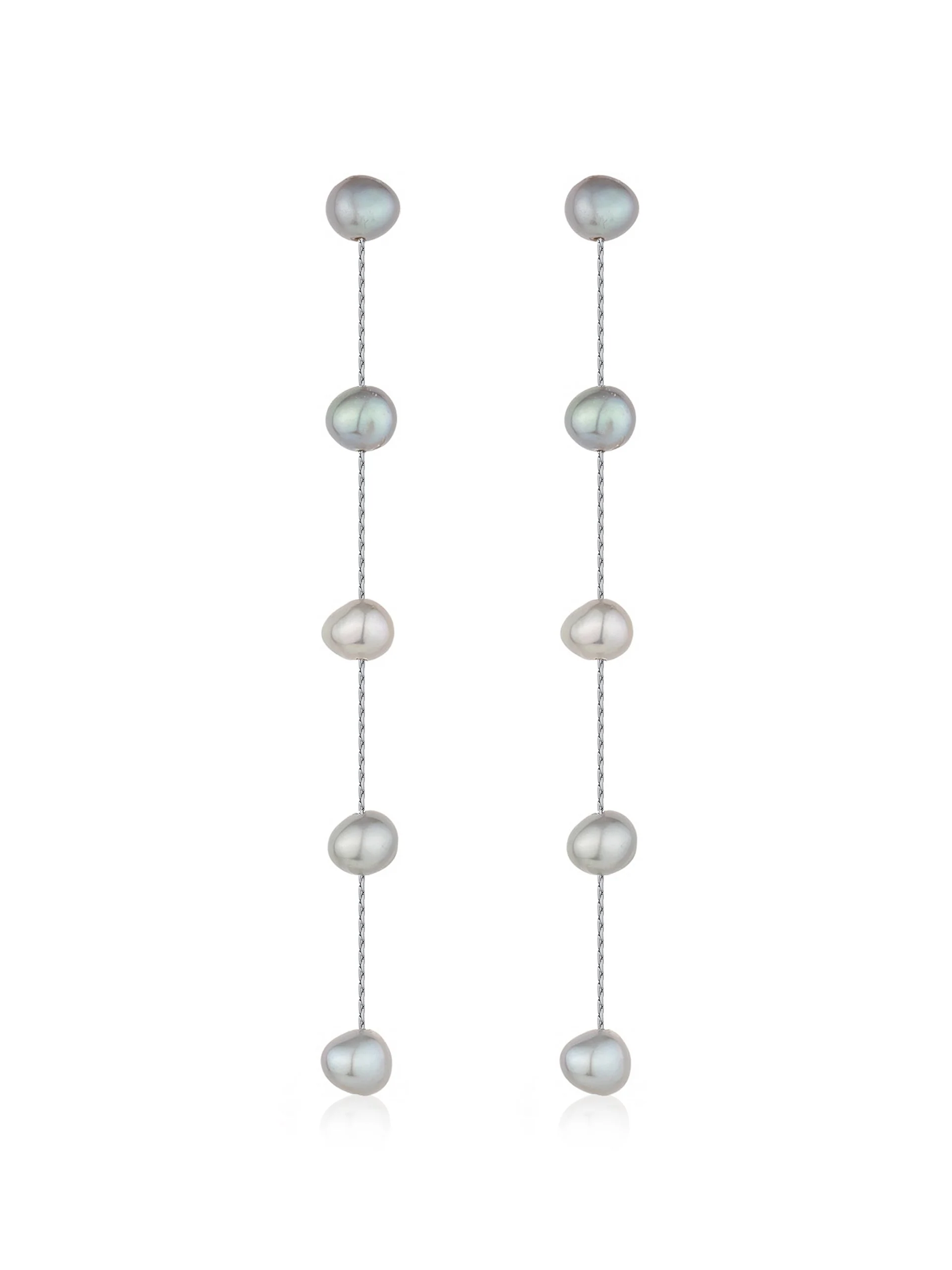 Dripping Pearl Delicate Drop Earrings - Image 14