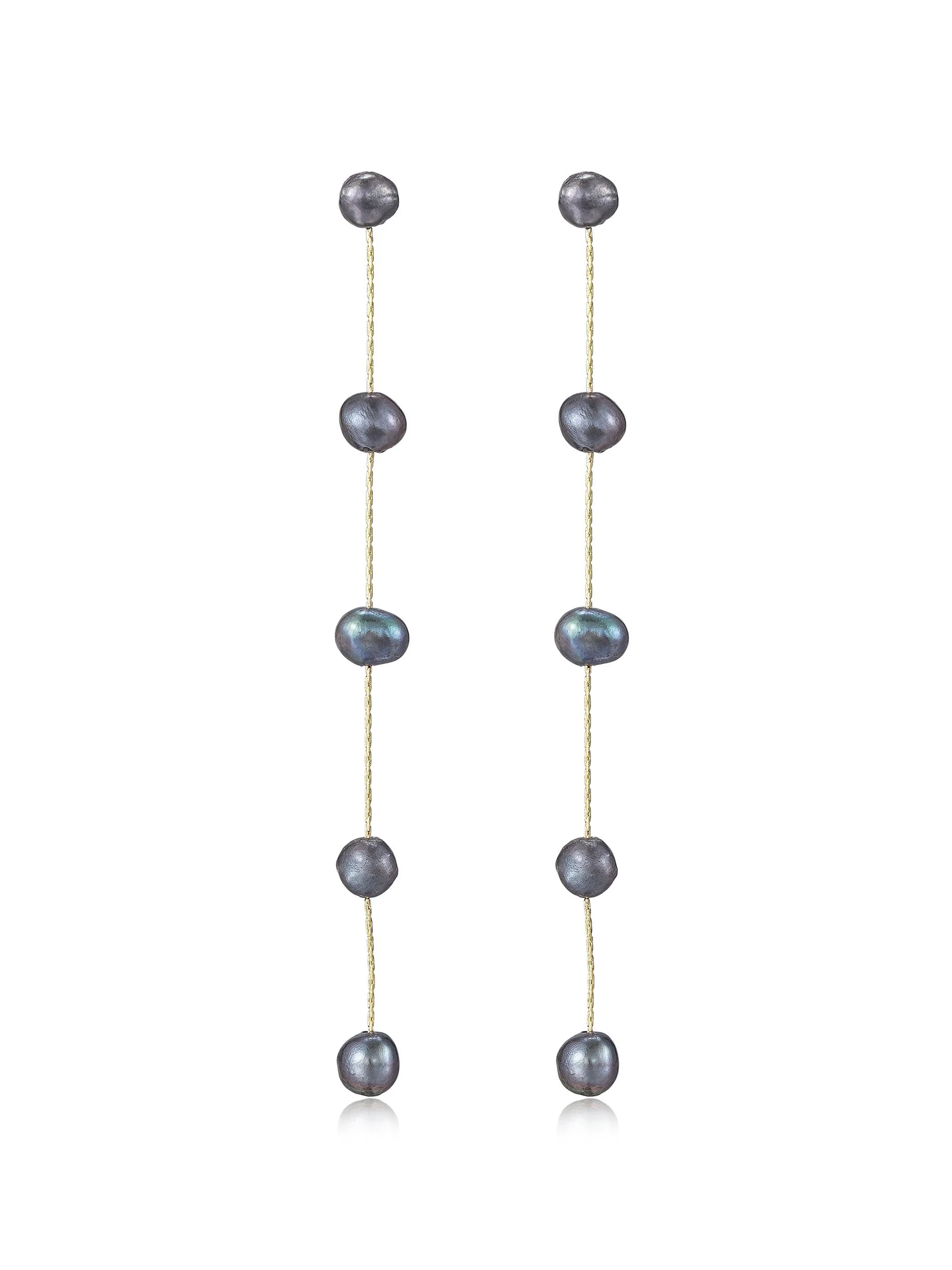 Dripping Pearl Delicate Drop Earrings - Image 16