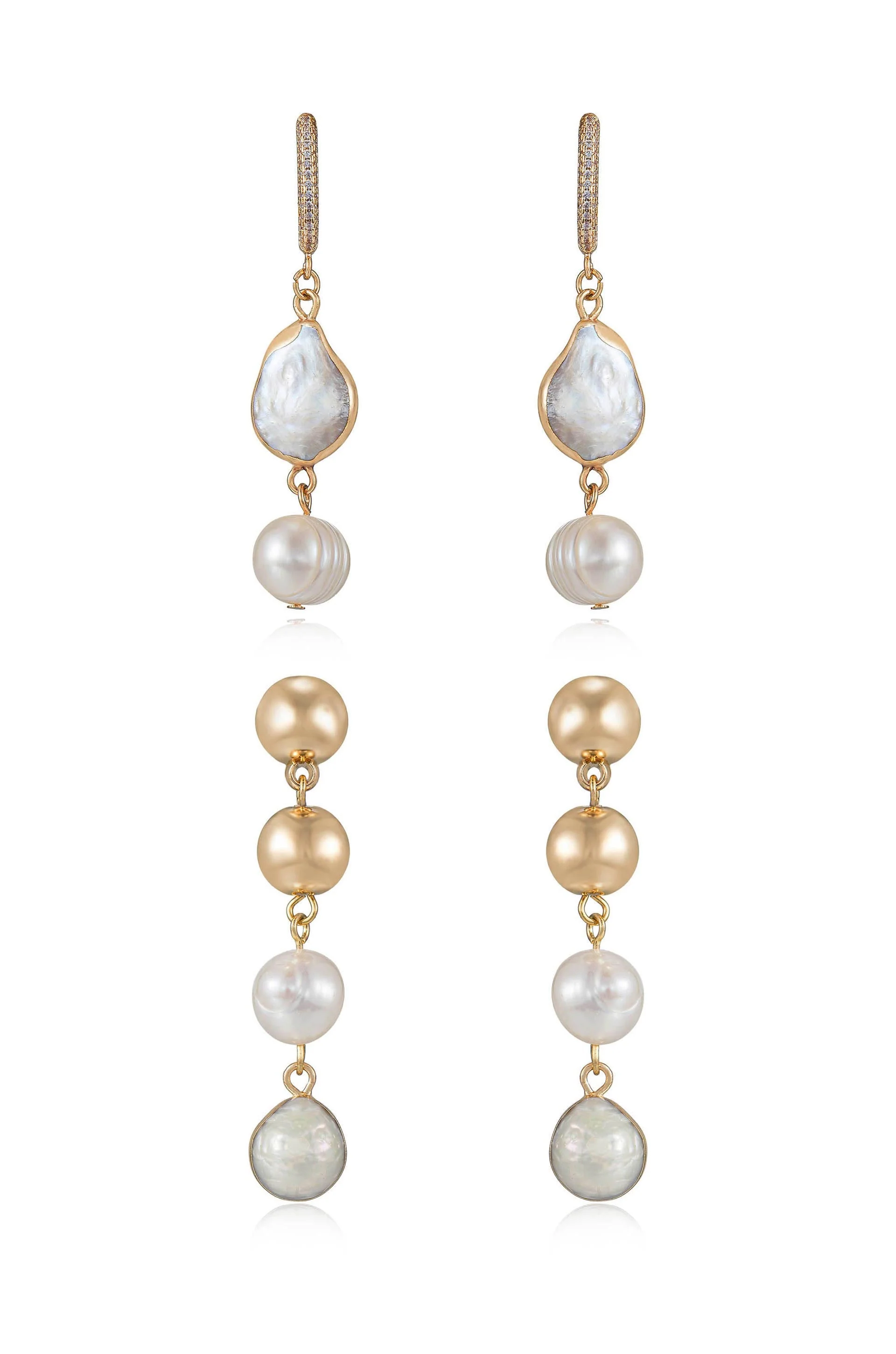 Duchess Pearl and Dangle Earrings - Image 2