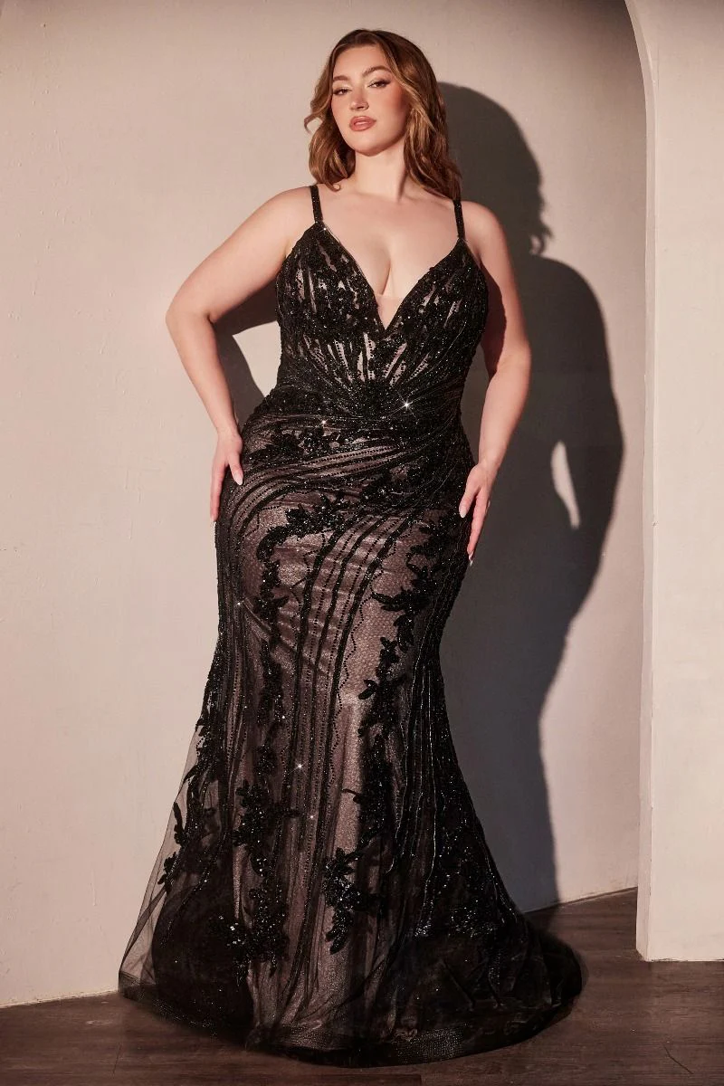 ELIZA GOWN - LACE EMBELLISHED FITTED GOWN - Image 11