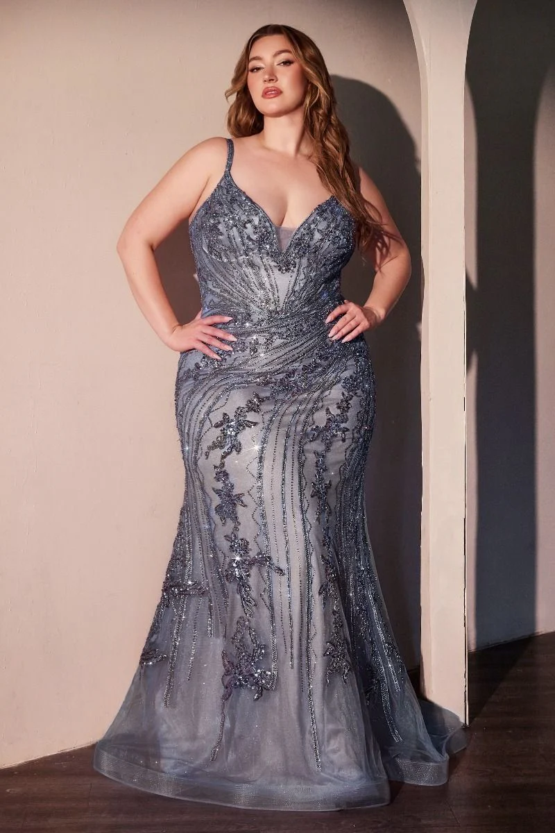 ELIZA GOWN - LACE EMBELLISHED FITTED GOWN - Image 14