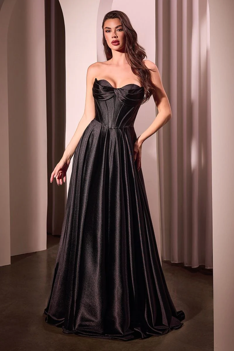 Ellery Gown - Satin A-line Dress With Pockets - Image 4