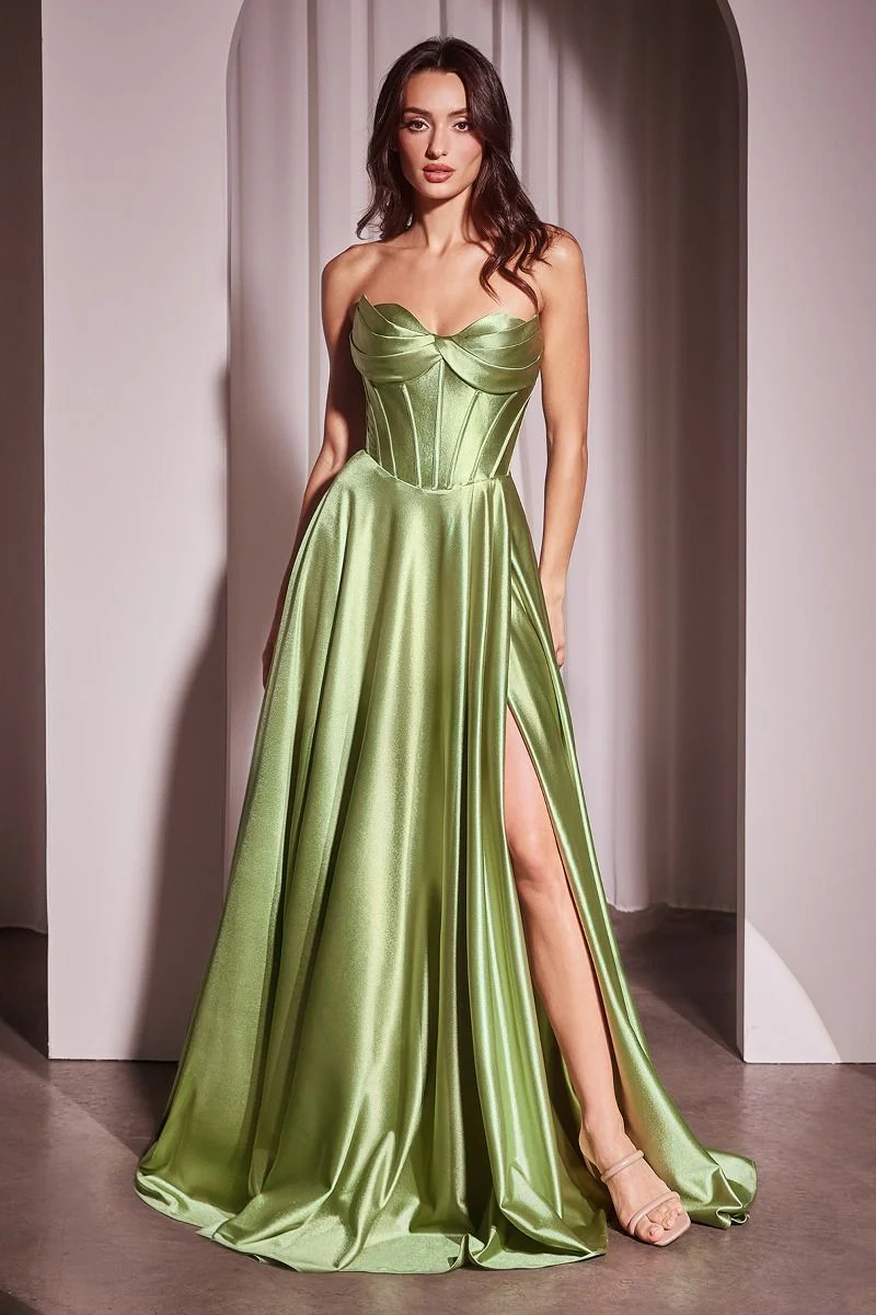 Ellery Gown - Satin A-line Dress With Pockets - Image 6