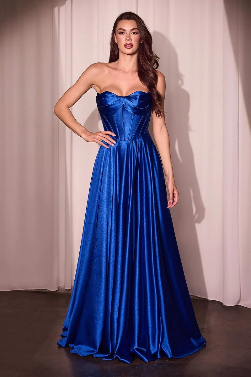 Ellery Gown - Satin A-line Dress With Pockets - Image 8