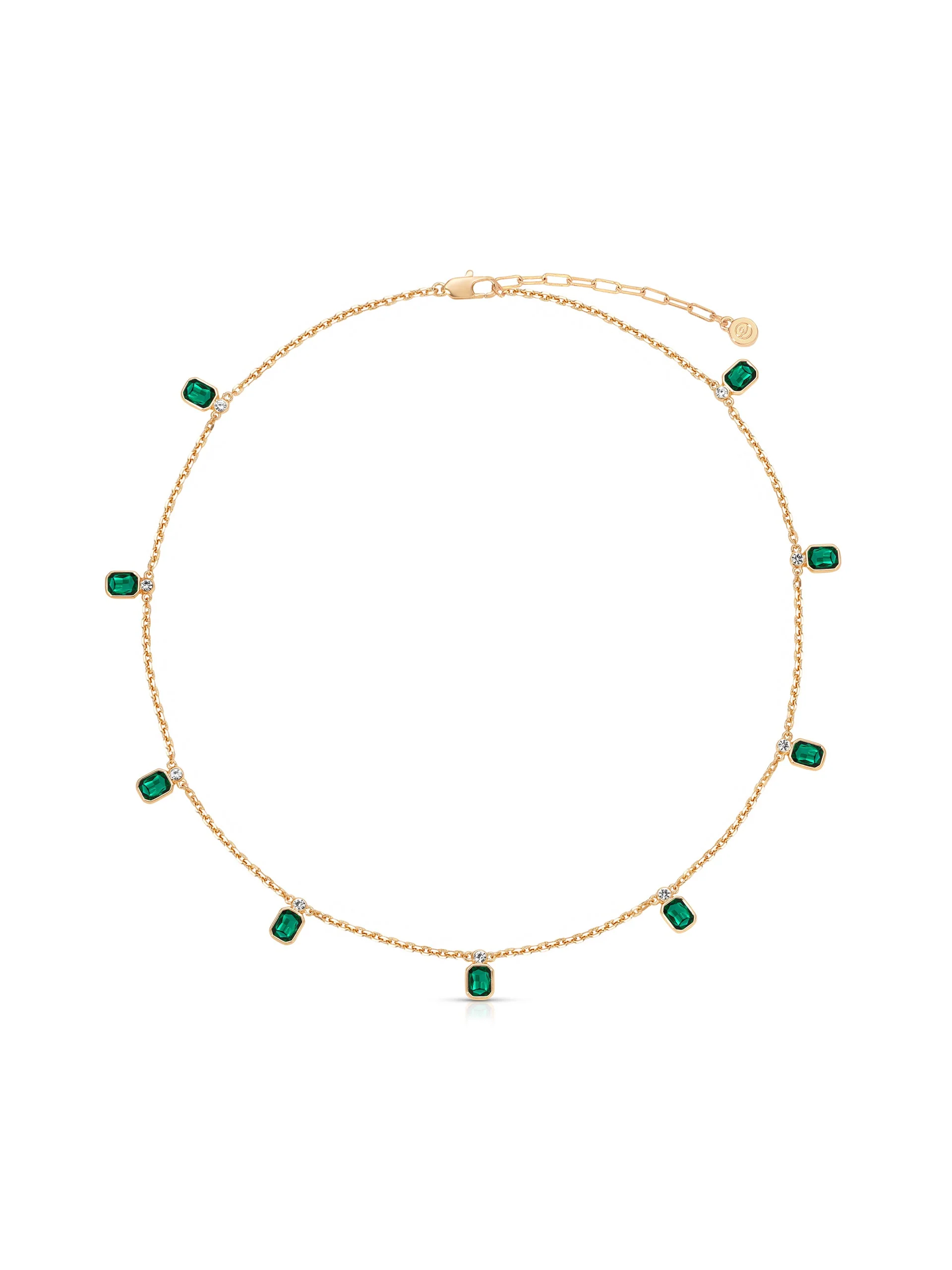 Deco Crystal Charm Necklace - Image 2