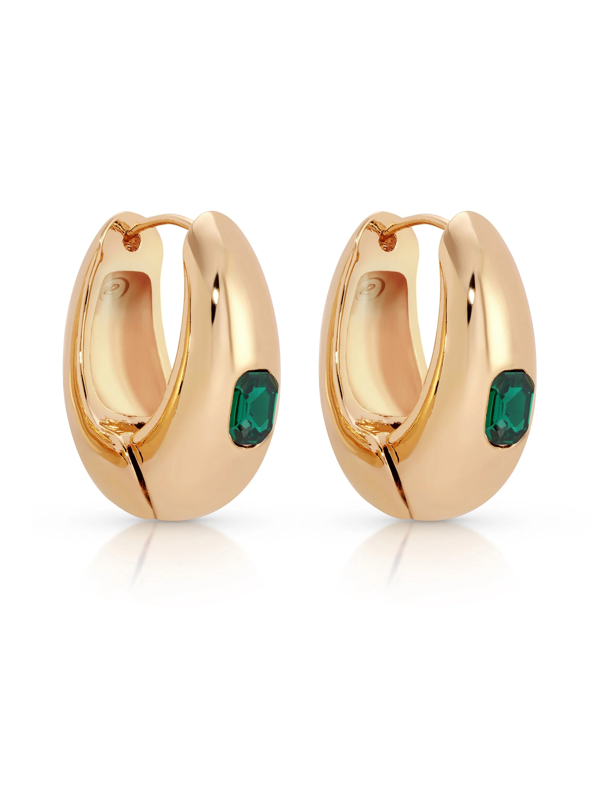Deco Crystal Hoops - Image 5