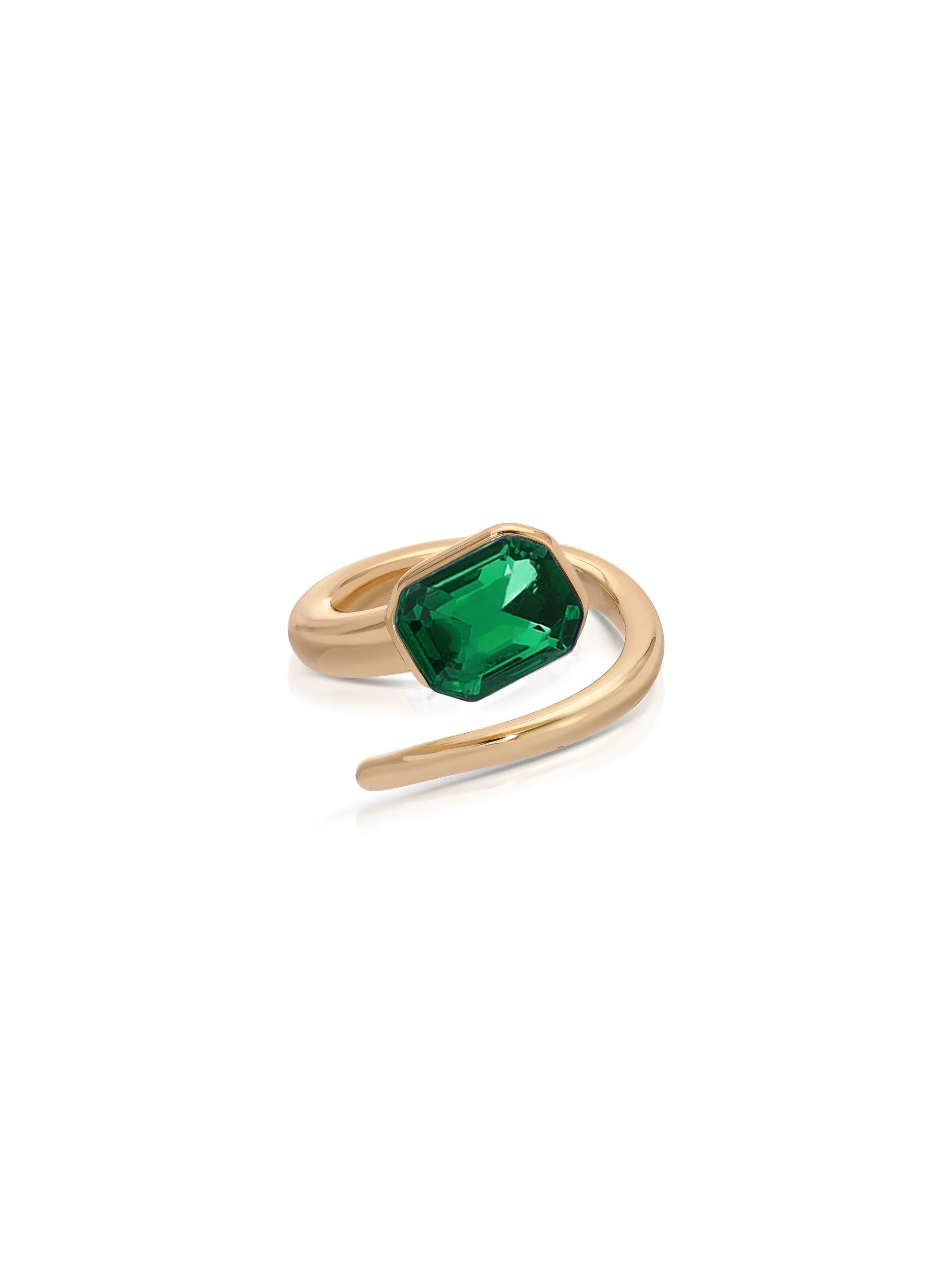 Deco Crystal Wrap Ring - Image 2