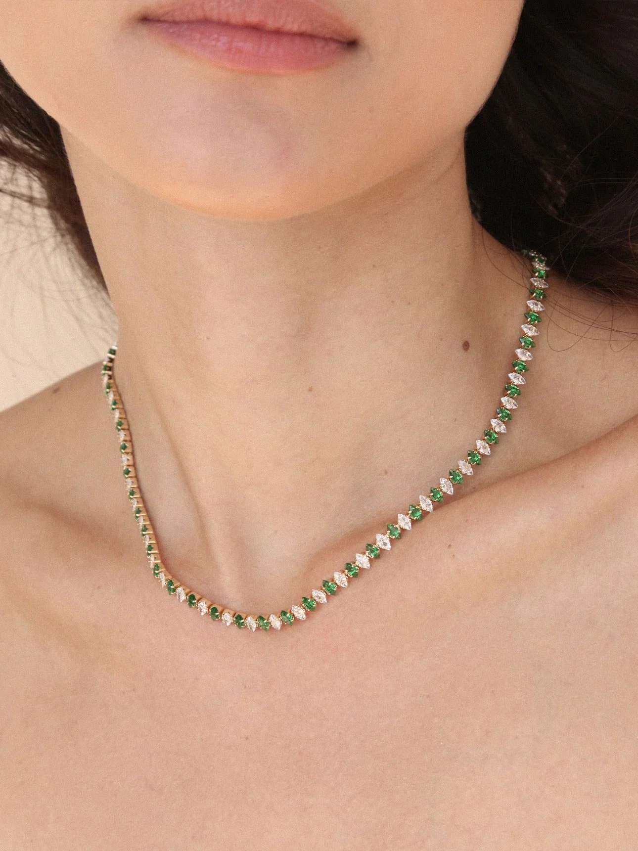 Marquise Crystal Necklace - Image 3