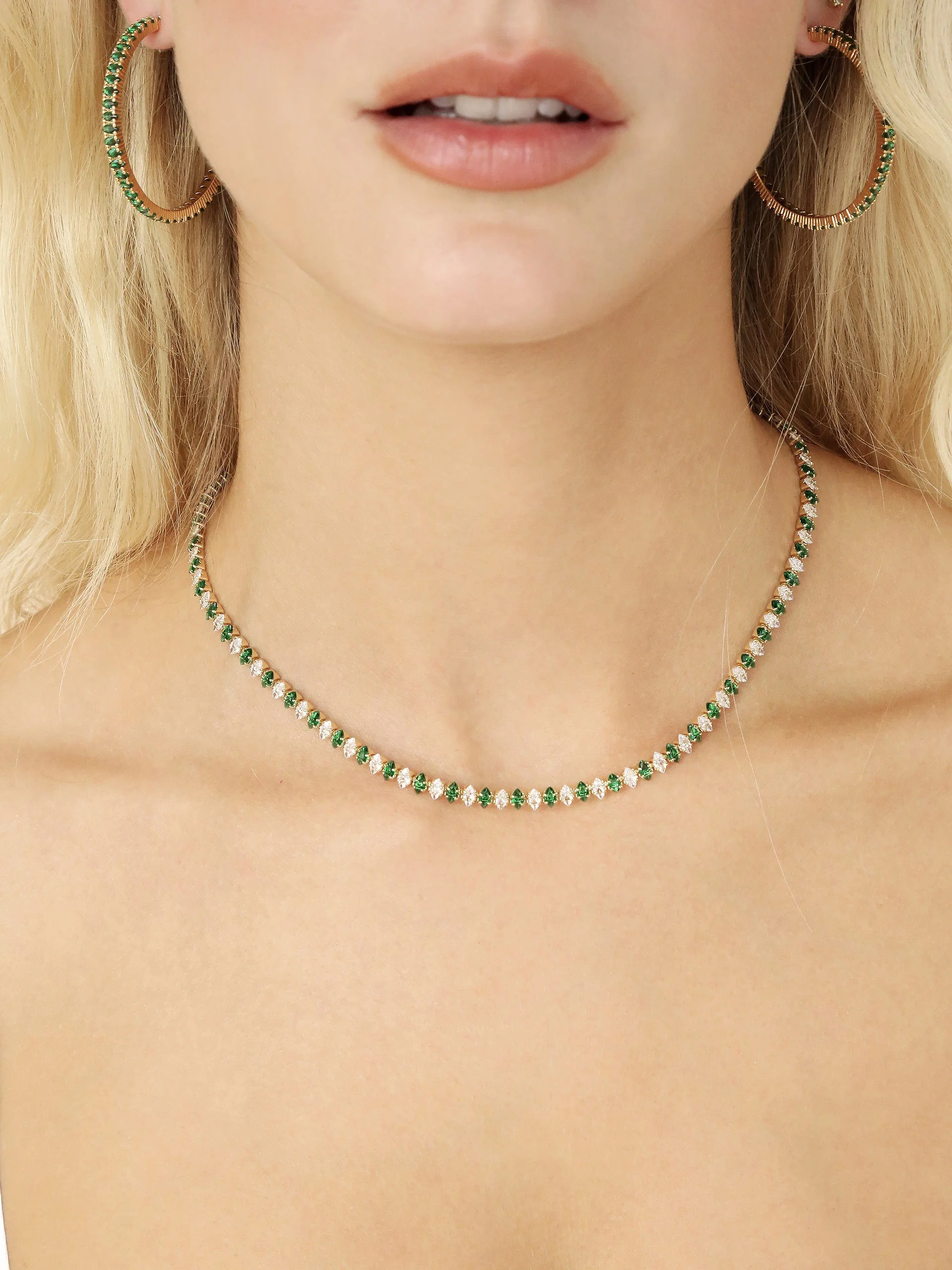 Marquise Crystal Necklace - Image 4