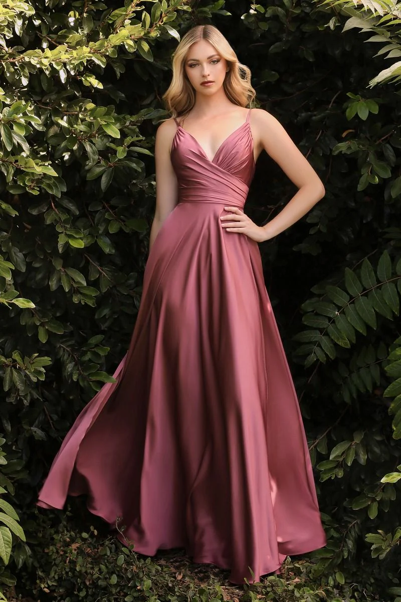 ERICA GOWN - SOFT SATIN A-LINE DRESS - Image 16