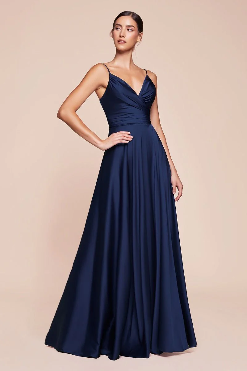 ERICA GOWN - SOFT SATIN A-LINE DRESS - Image 19