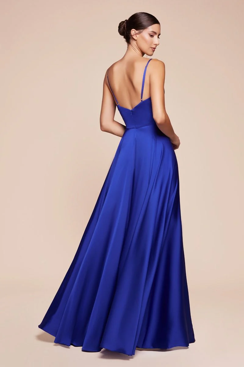 ERICA GOWN - SOFT SATIN A-LINE DRESS - Image 22