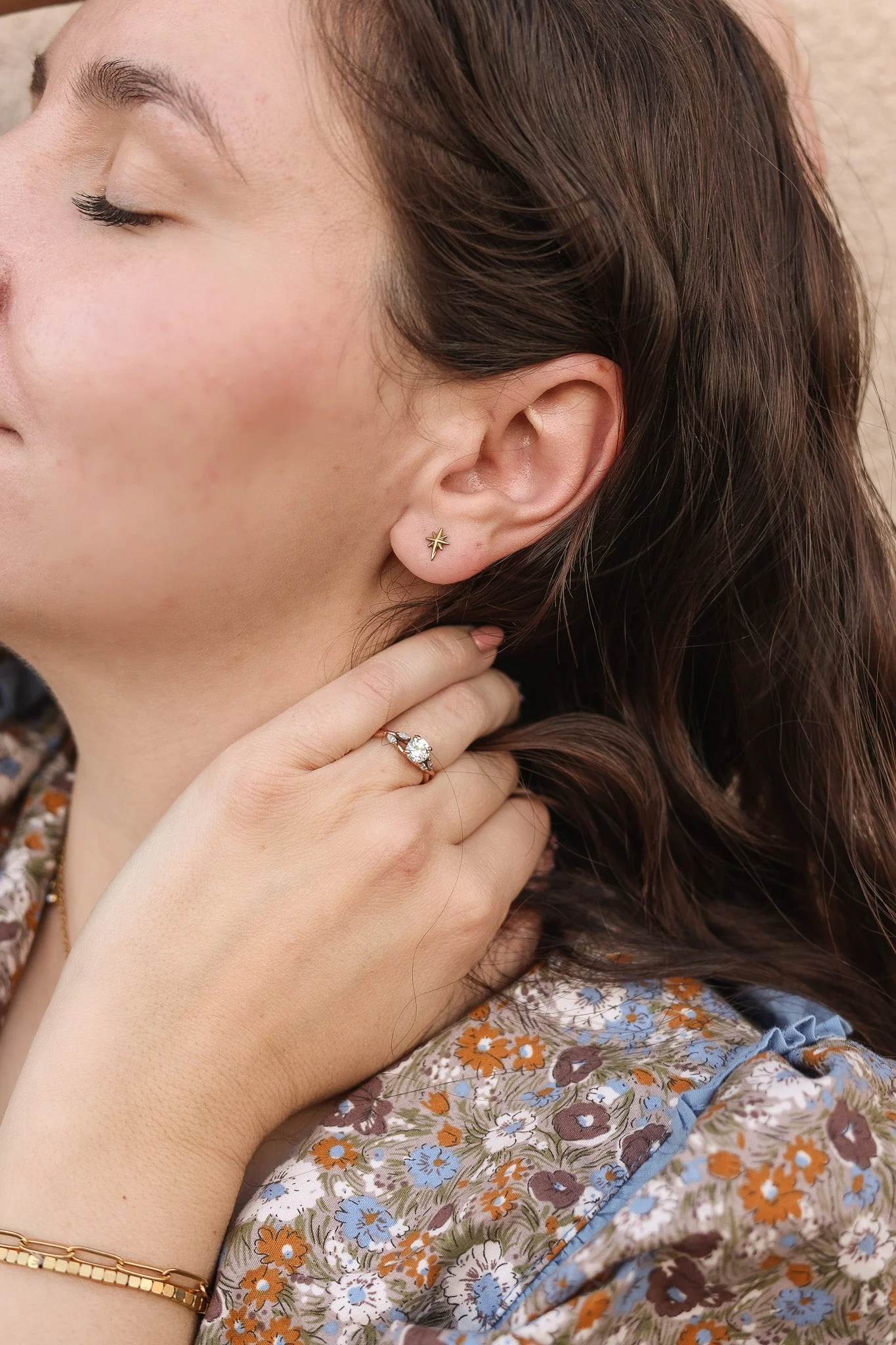 Estelle Stud Starburst Earring - Image 4