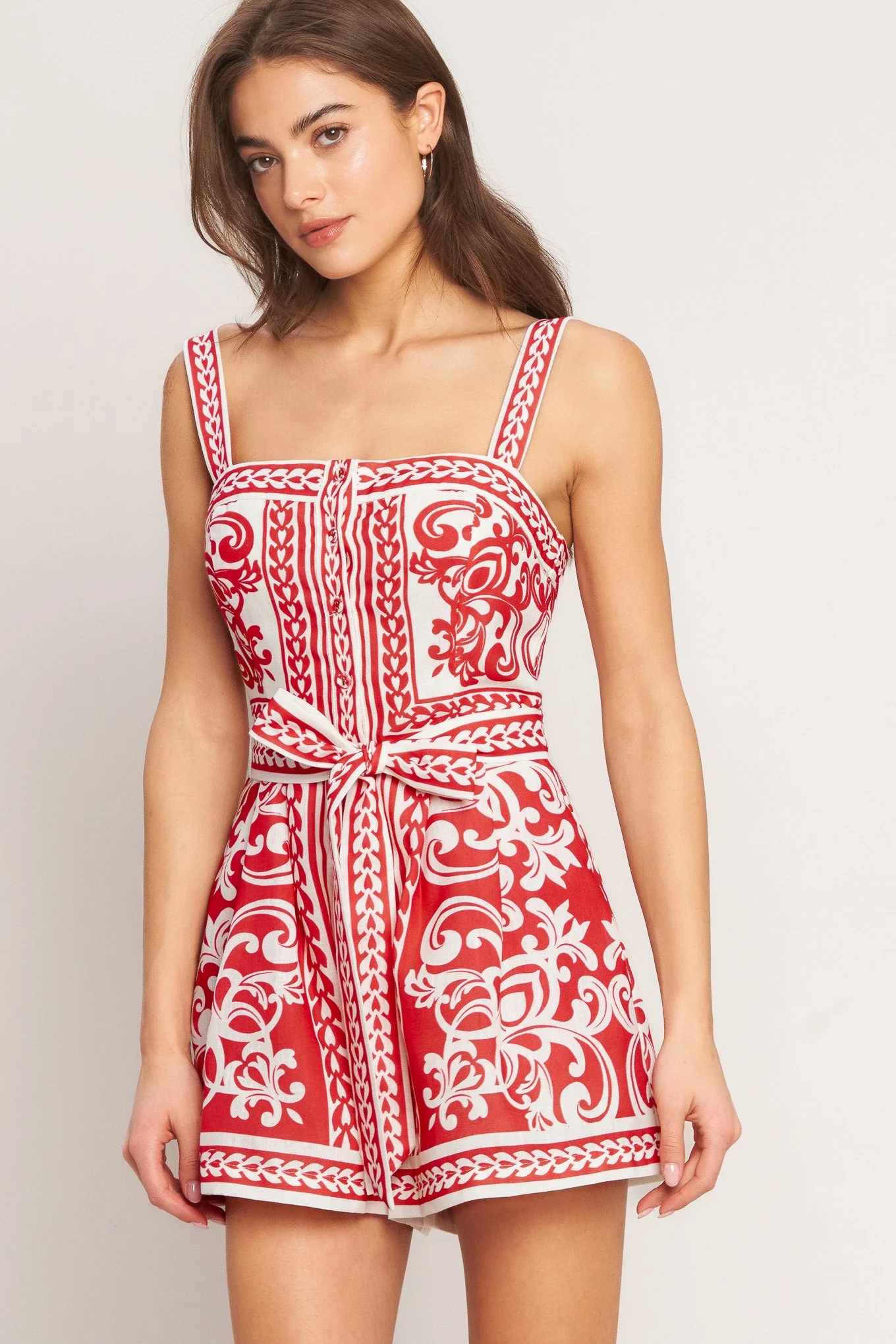 EURO SUMMER WOVEN ROMPER - Image 2
