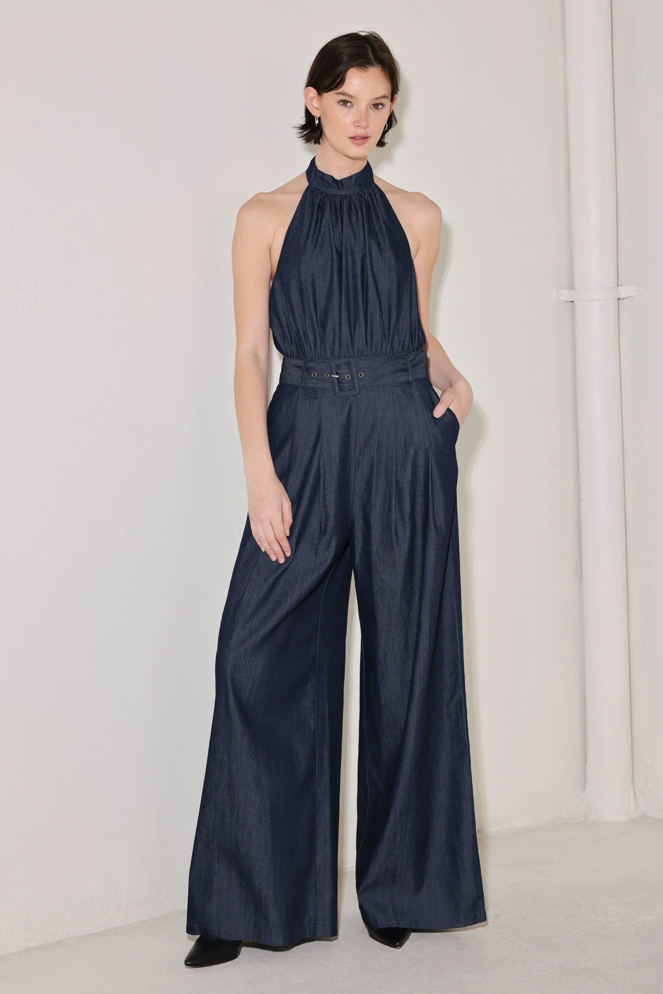 EVENING EDITION DENIM JUMPSUIT - Image 3