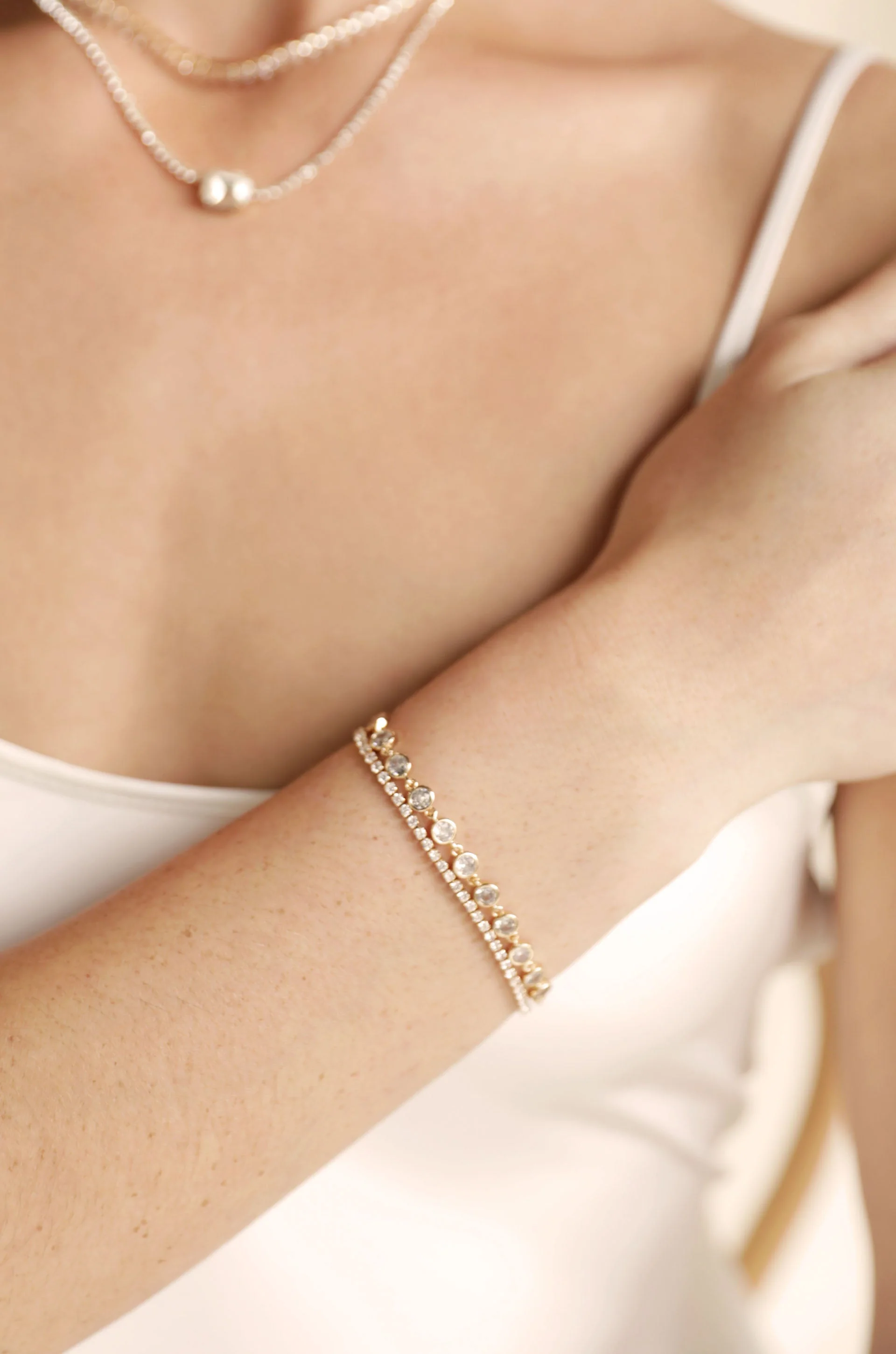 Everyday Crystal Link Bracelet - Image 2