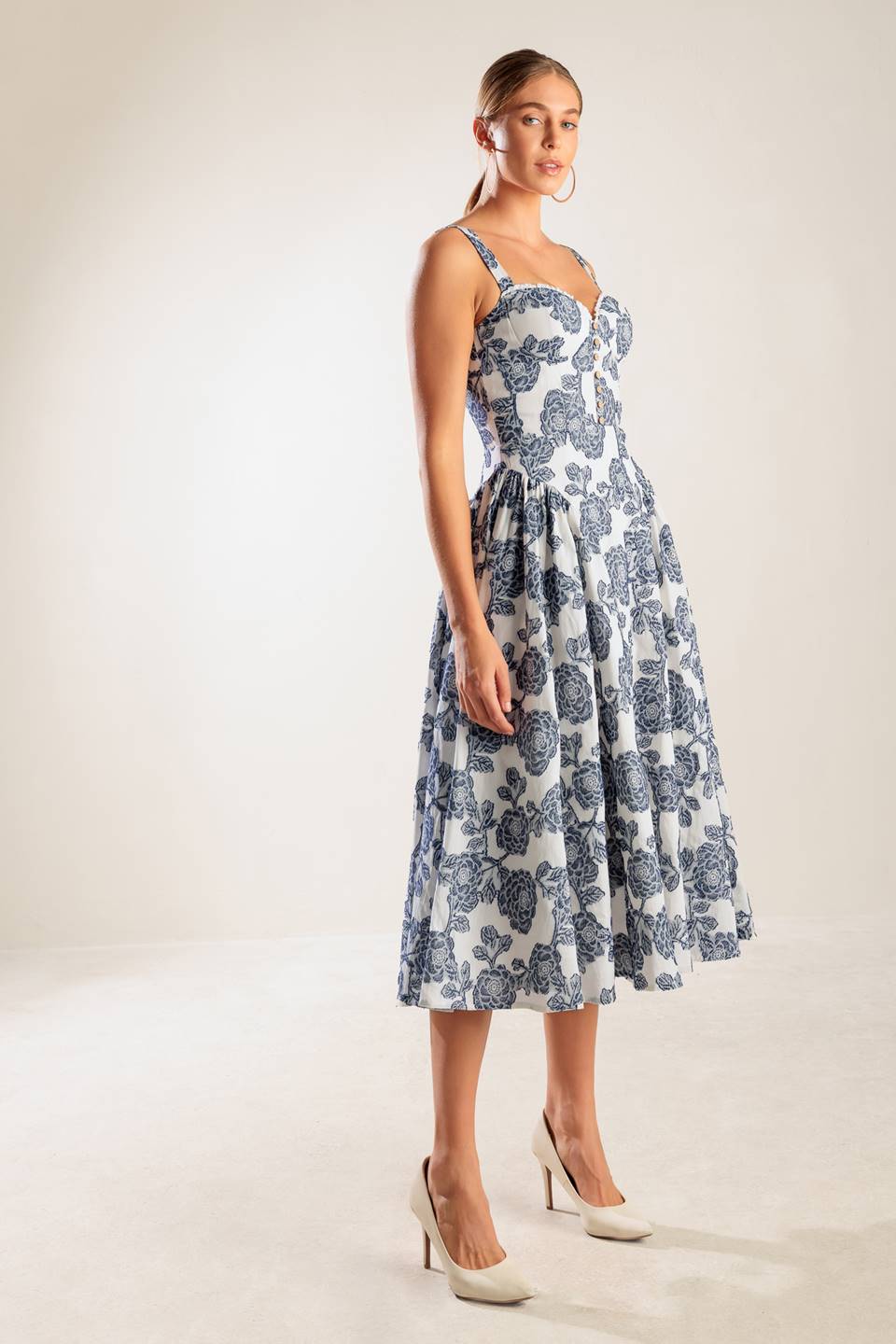 EXPLORING NEW INTERESTS MIDI DRESS - Image 7