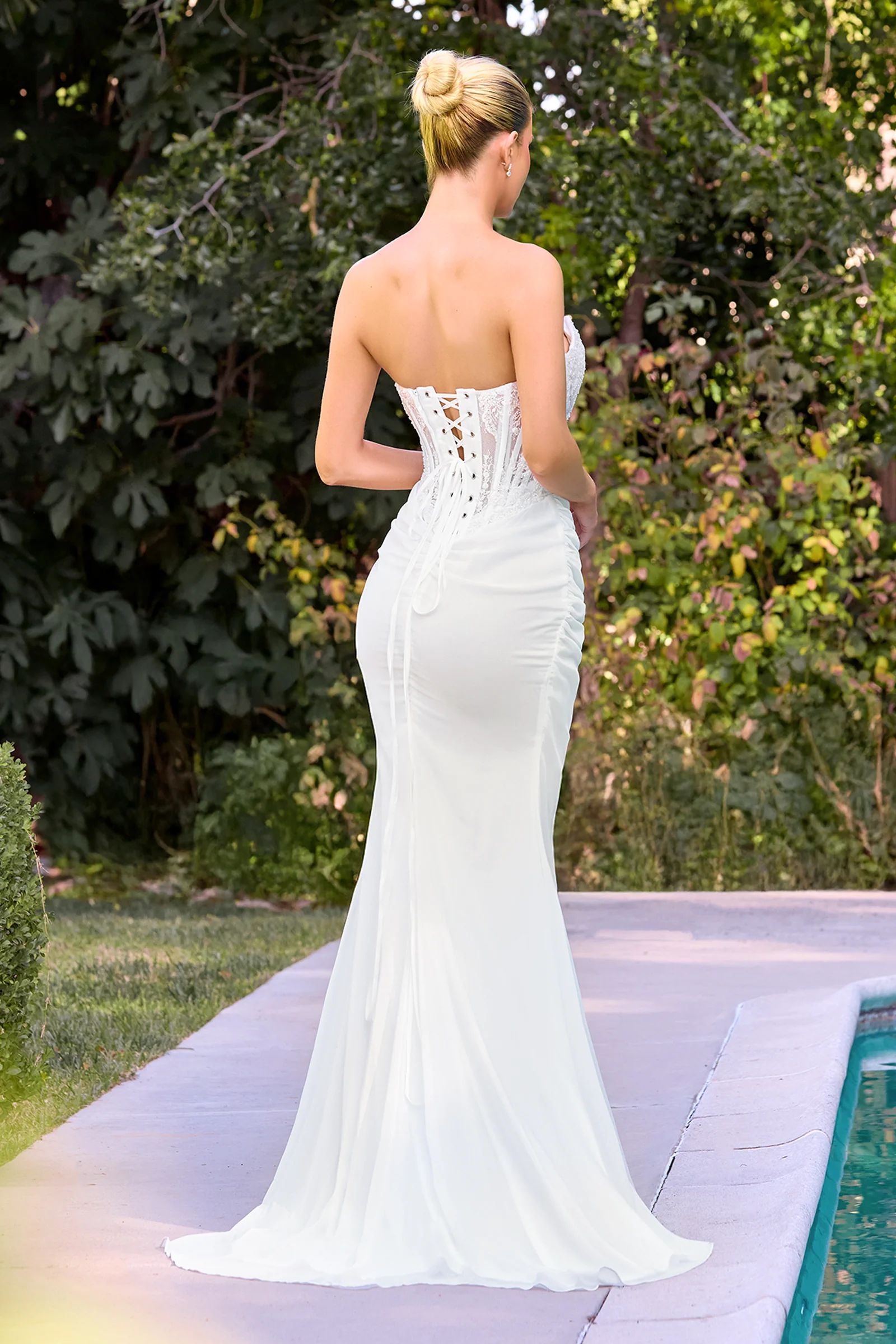 Faith Gown - Fitted Bridal Dress - Image 2