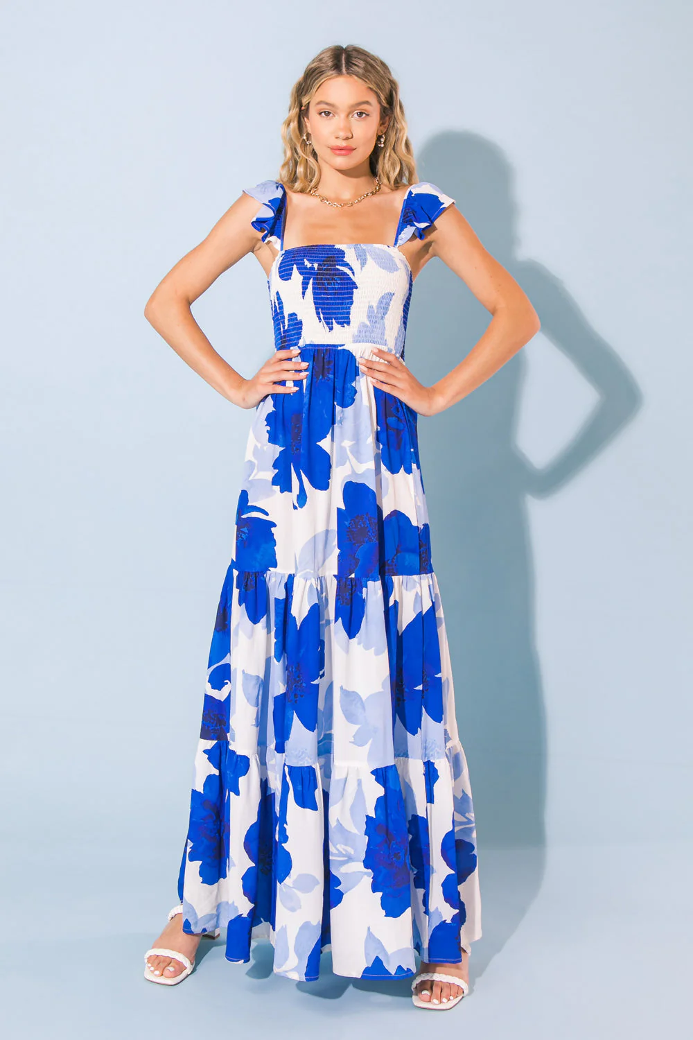 FEEL LIKE MOVING - FLORAL MAXI DRESS - Image 6
