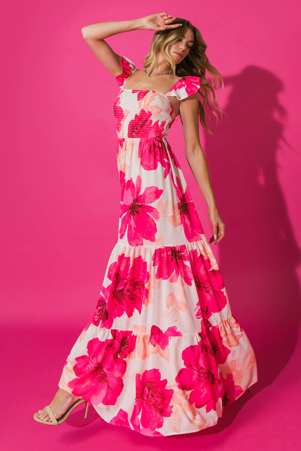 FEEL LIKE MOVING - FLORAL MAXI DRESS - Image 7