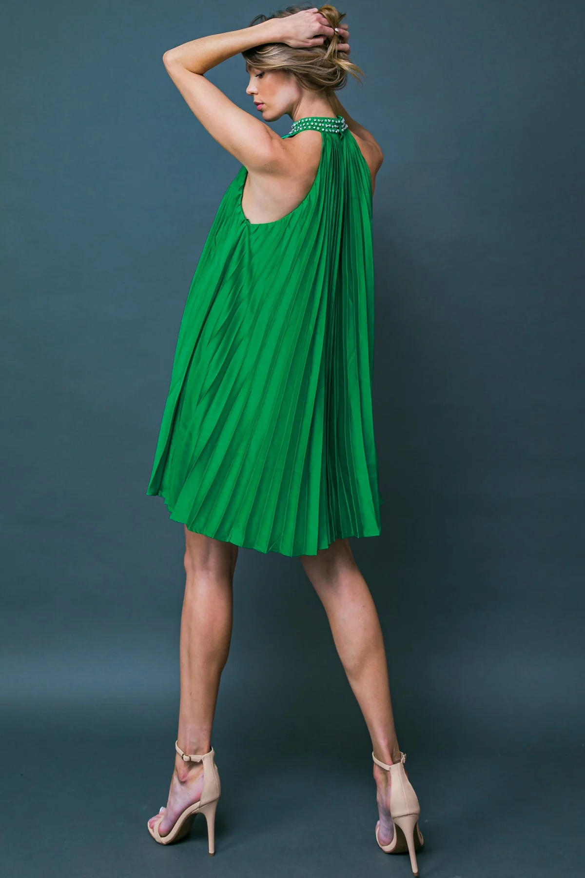 FIESTA FRIDAY PLEATED MINI DRESS - Image 3