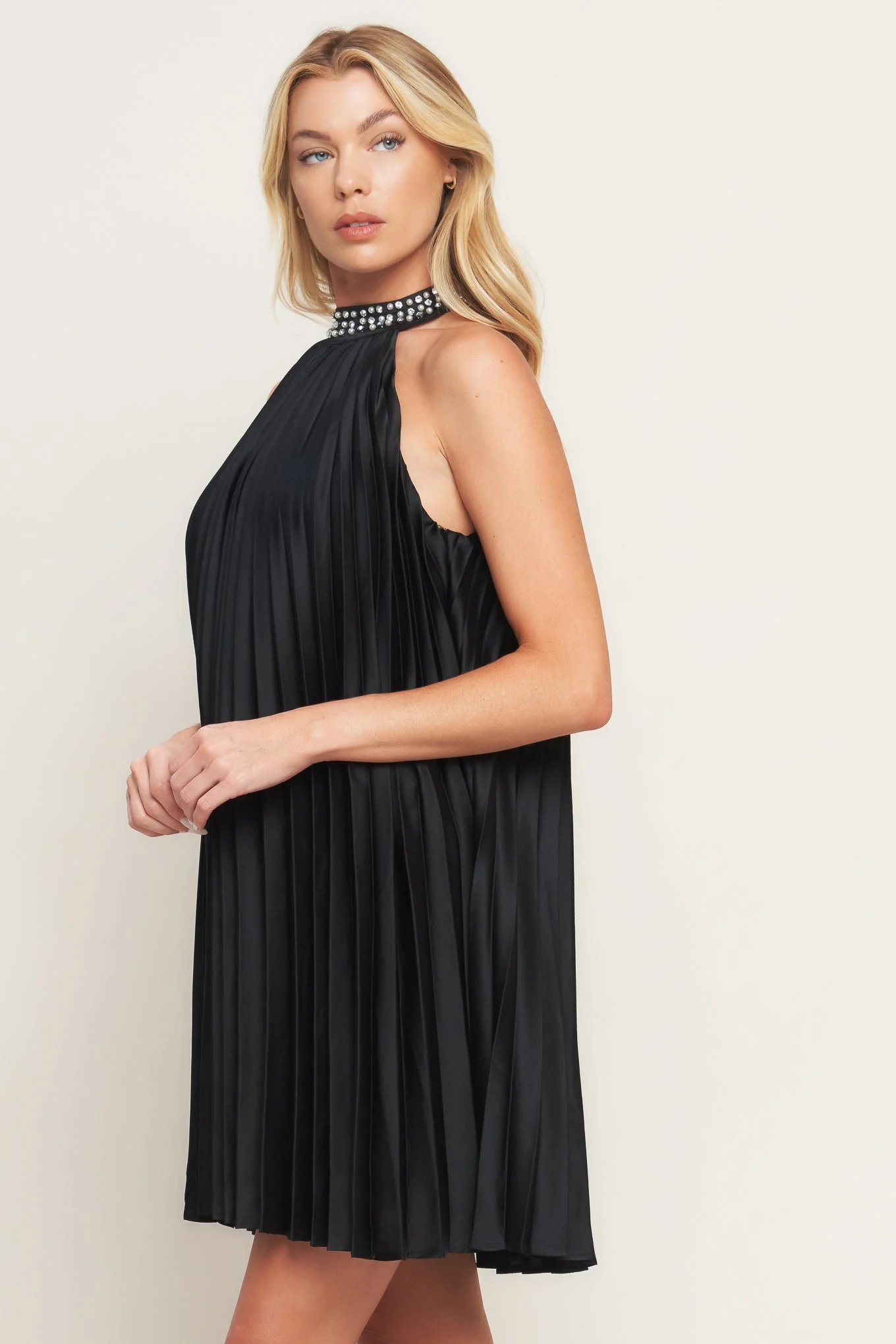 FIESTA FRIDAY PLEATED MINI DRESS - Image 8