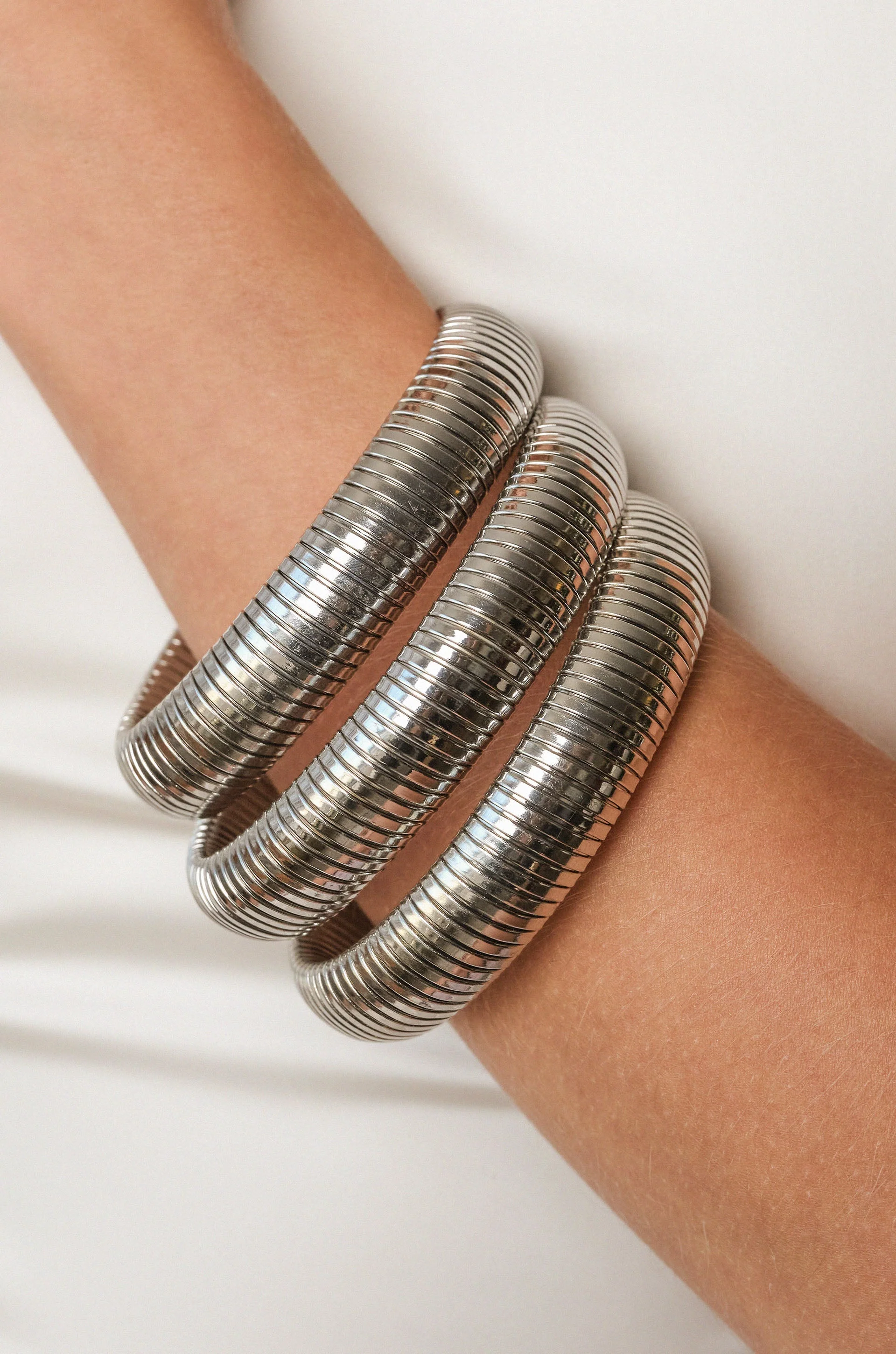 Flex Snake Chain Stretch Bracelet Set - Image 6