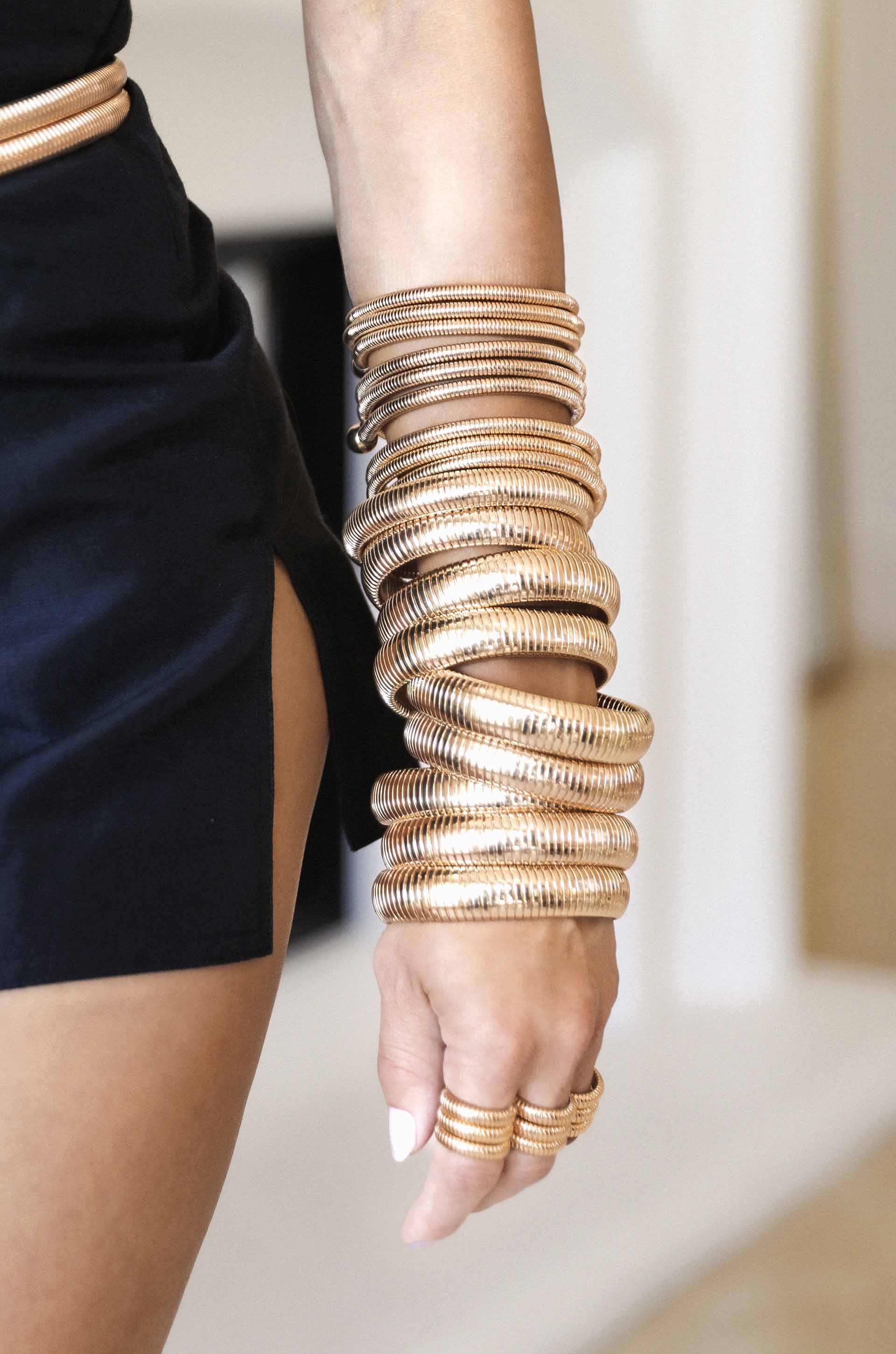 Flex Snake Chain Stretch Bracelet Set - Image 8