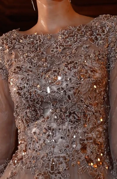 FRANCESCA GOWN - BALL GOWN WITH SLEEVES - Image 6