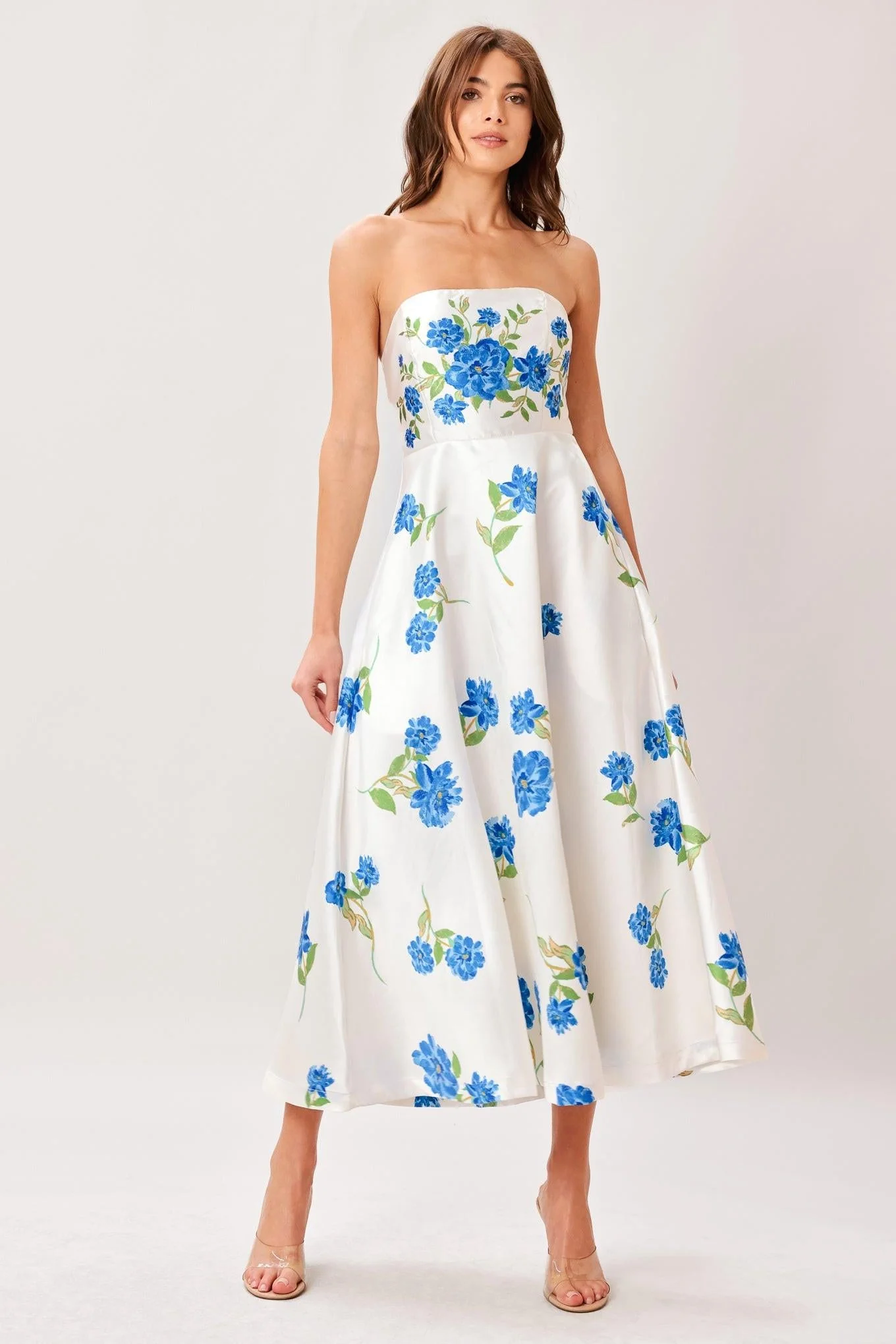 GARDEN MUSE FLORAL MIDI DRESS - Image 3