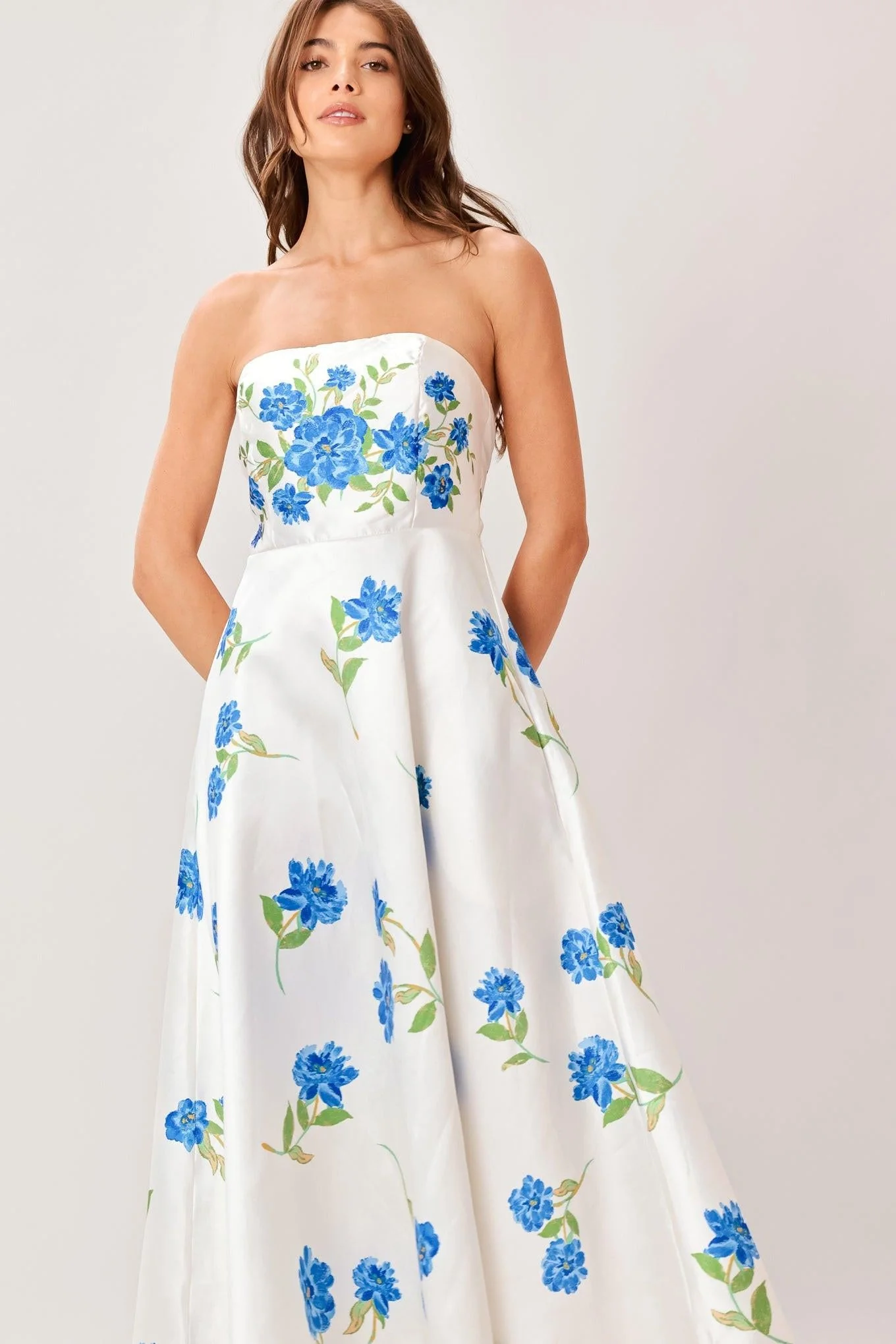 GARDEN MUSE FLORAL MIDI DRESS - Image 4