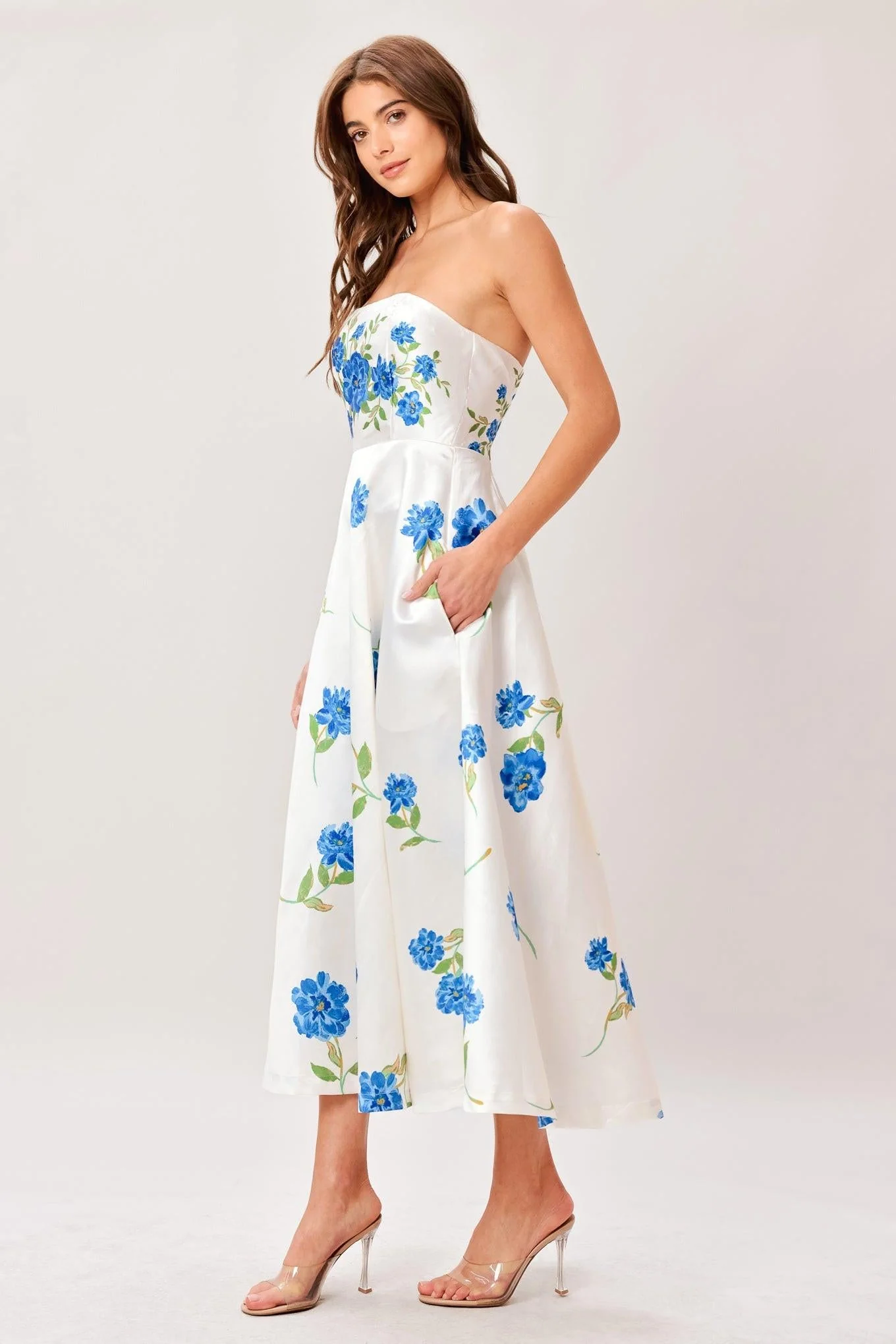 GARDEN MUSE FLORAL MIDI DRESS - Image 5