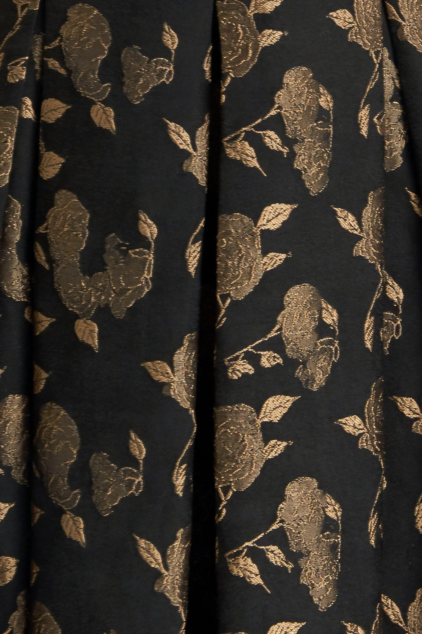 GARDEN OPERA BLACK & BROWN MIDI DRESS - FINAL SALE - Image 8