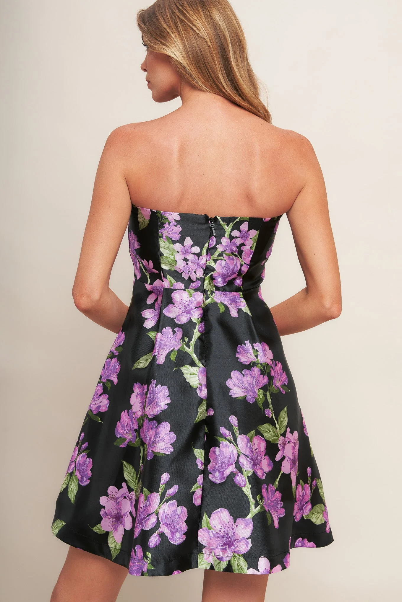 GARDEN PARTY CHIC WOVEN MINI DRESS - Image 4