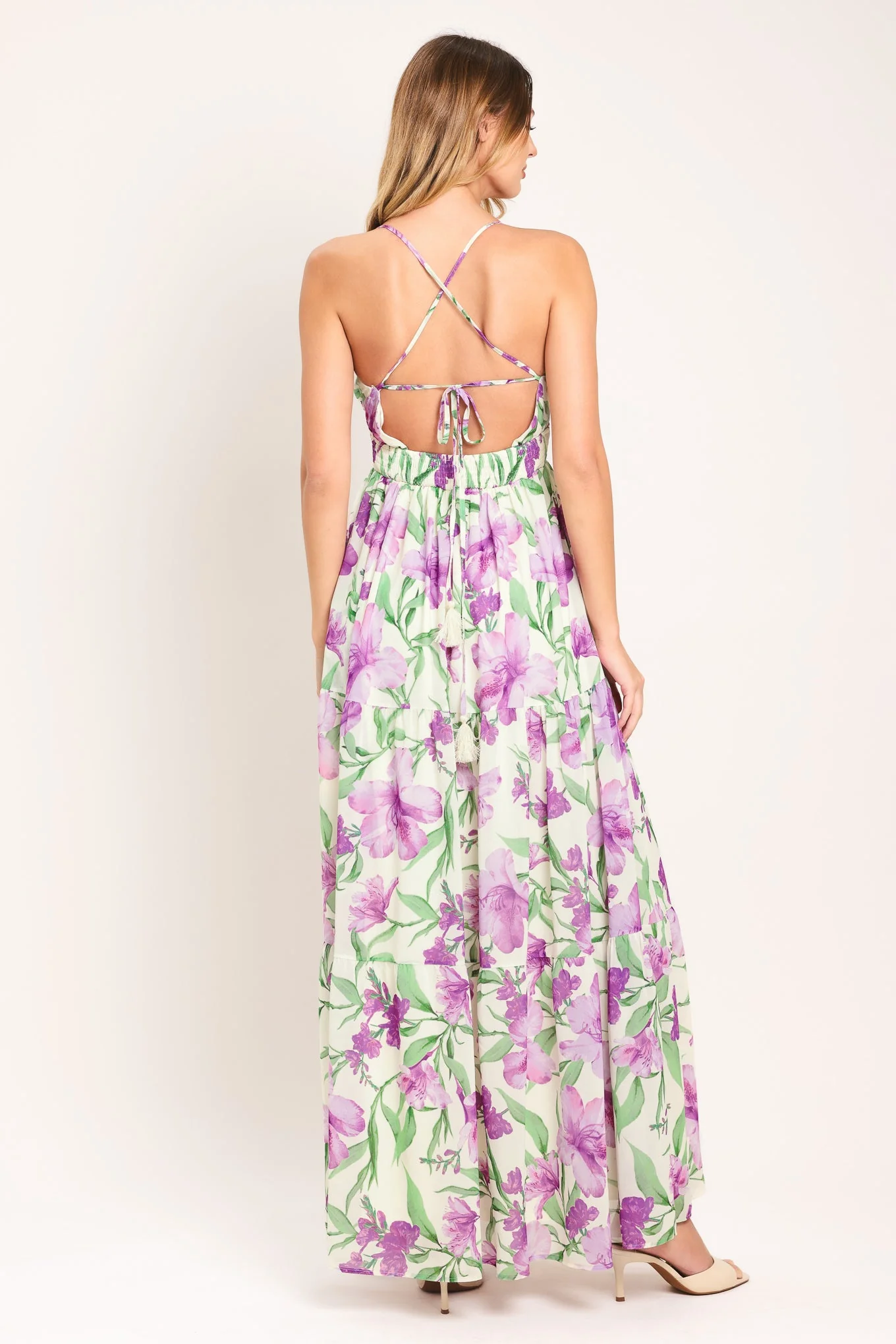 GARDEN SWEETHEART LAVENDER MAXI DRESS - Image 2