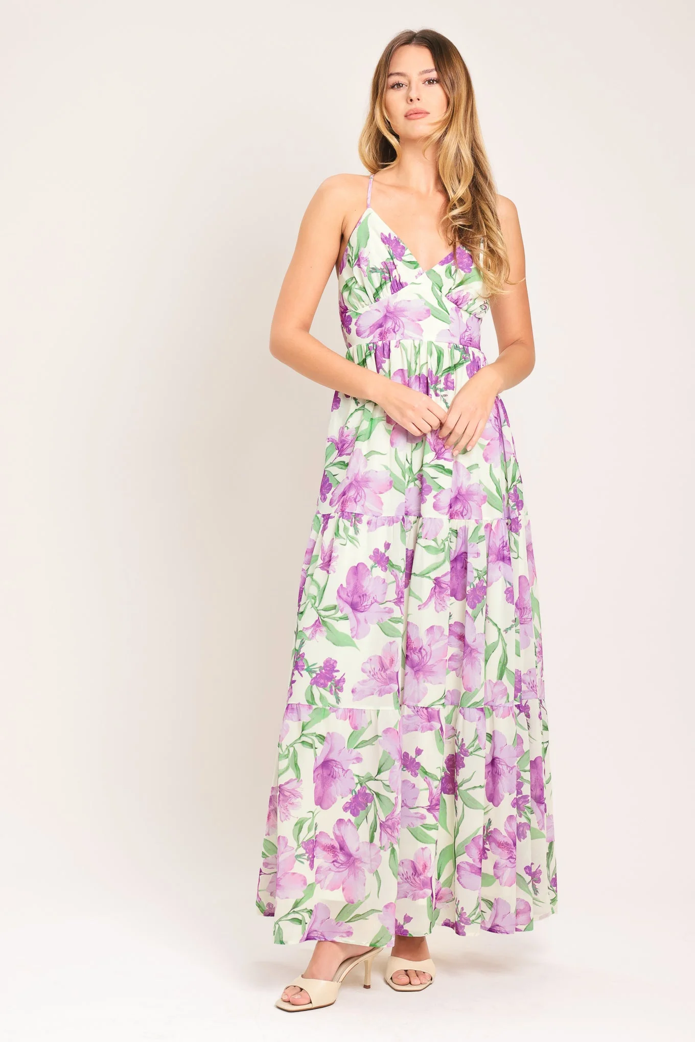 GARDEN SWEETHEART LAVENDER MAXI DRESS - Image 6