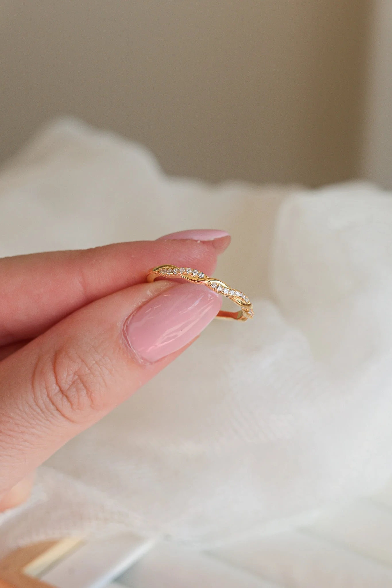Giselle Cubic Zirconia Crystal Ring - Image 6