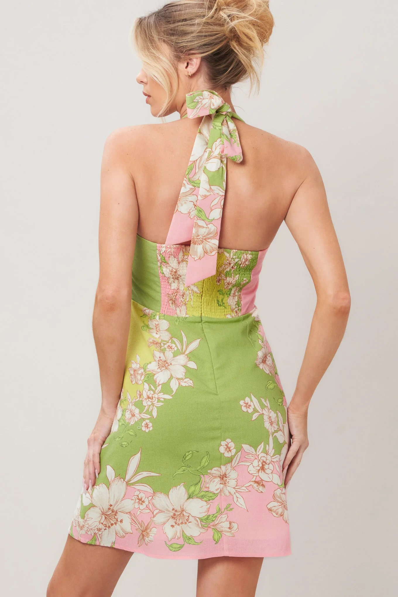 GLOW BLOSSOM FLORAL MINI DRESS - Image 3