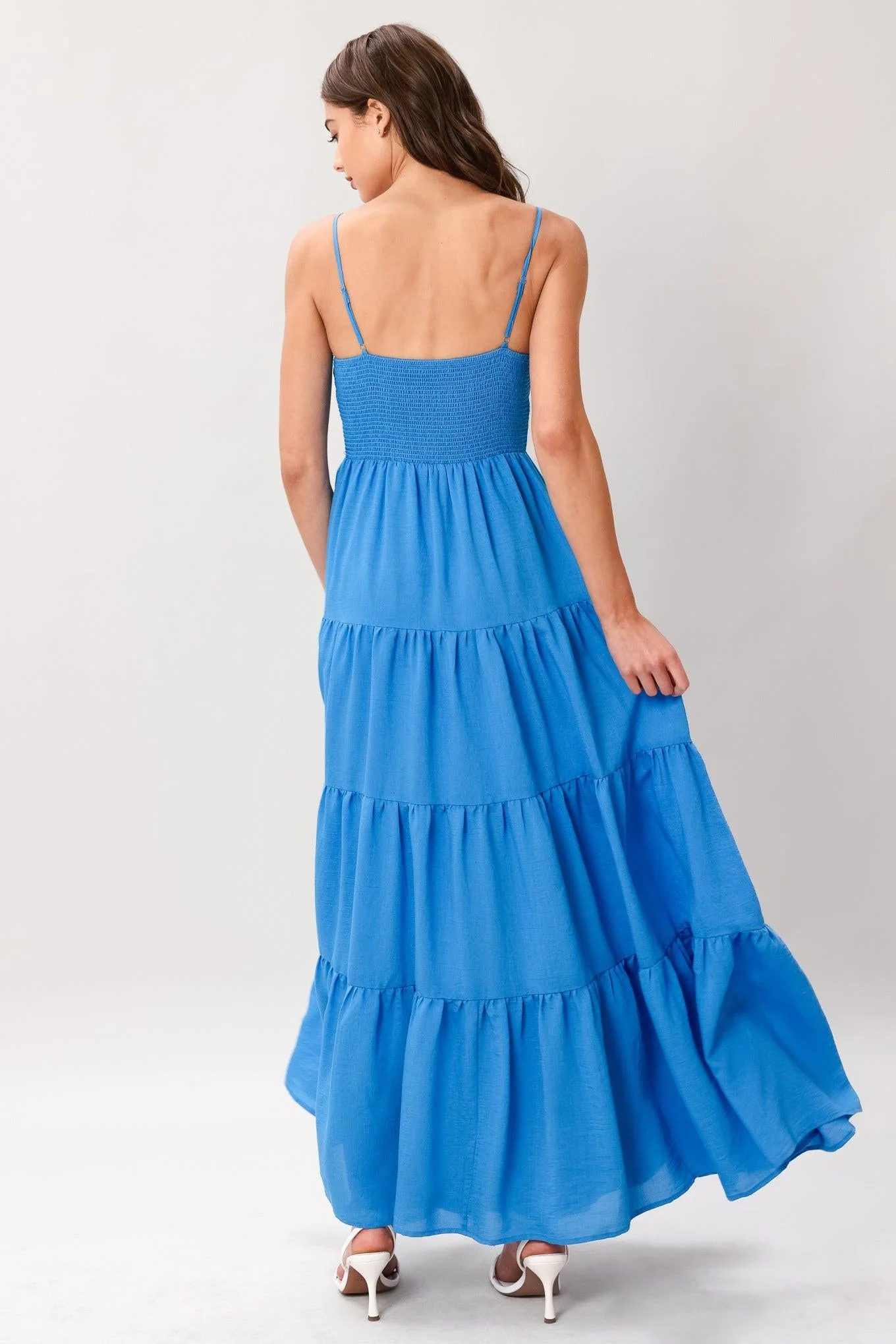 GOLDEN HOUR LACE BODICE MAXI DRESS - Image 6