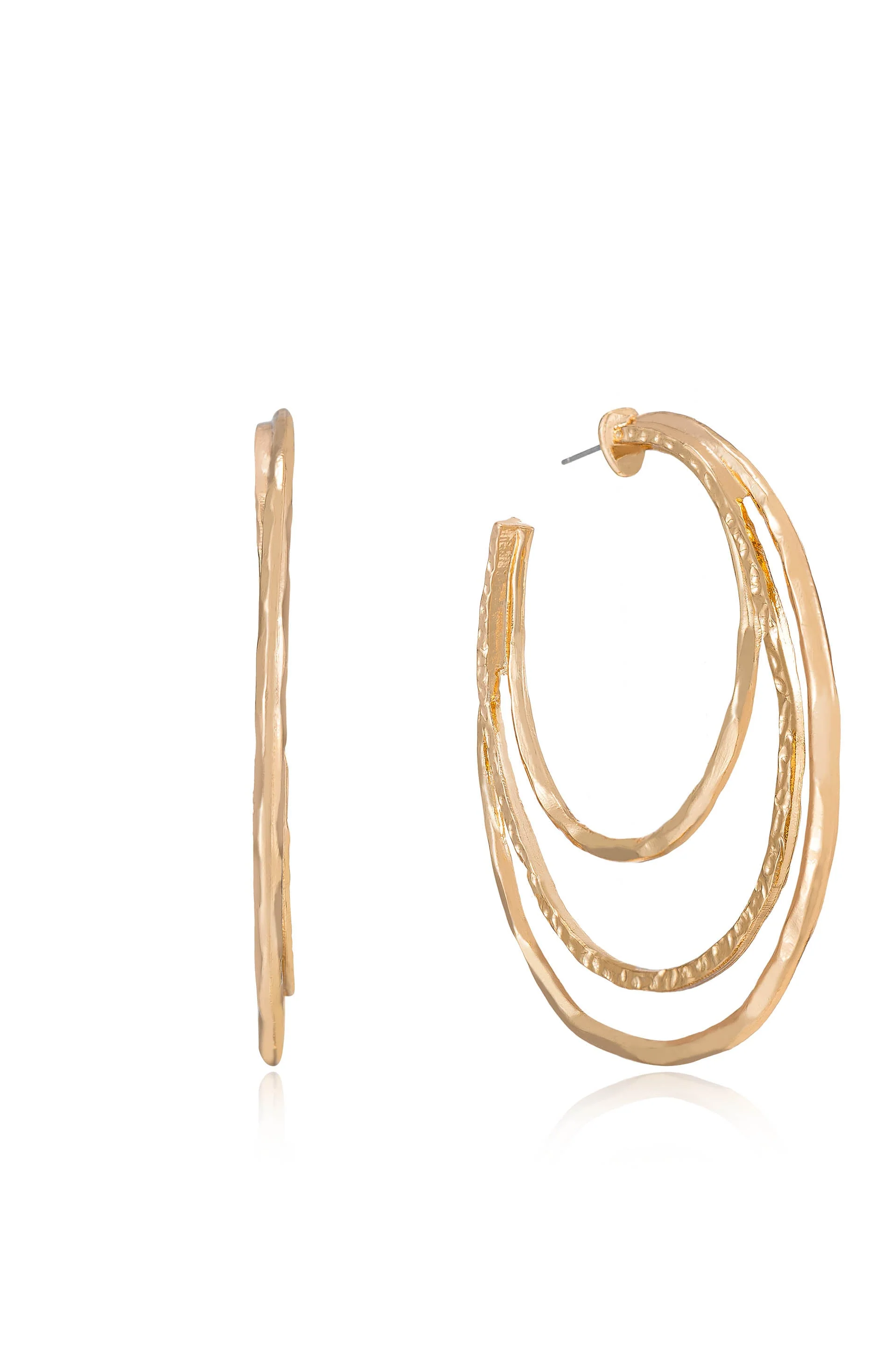 Handworked Hoop Earrings - Image 2