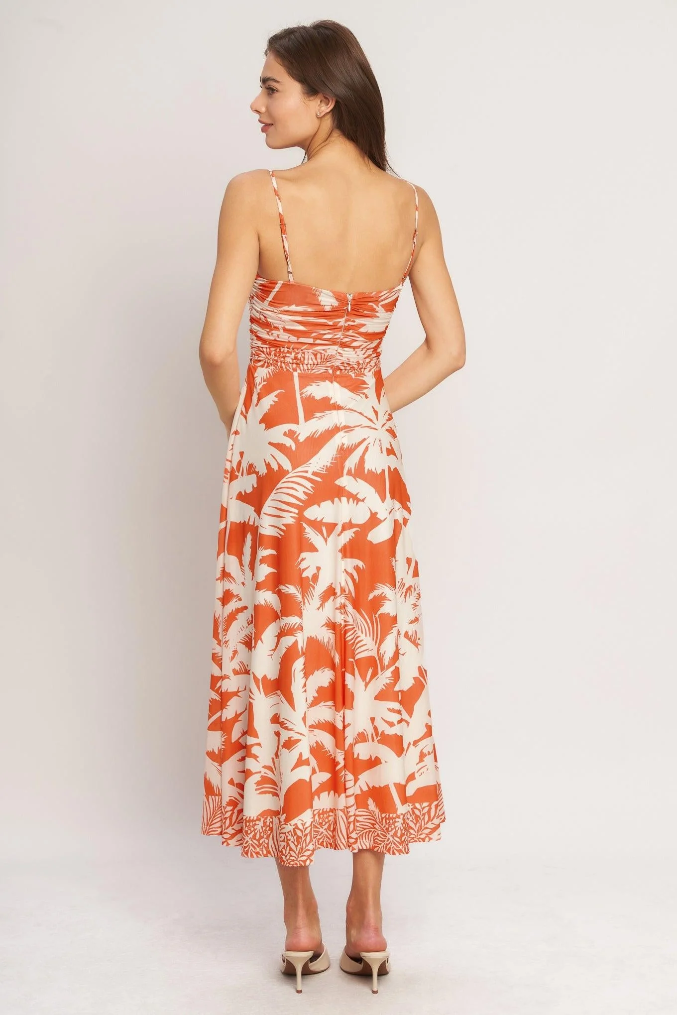 HEATWAVE RESORT POWER MESH MIDI DRESS - Image 2