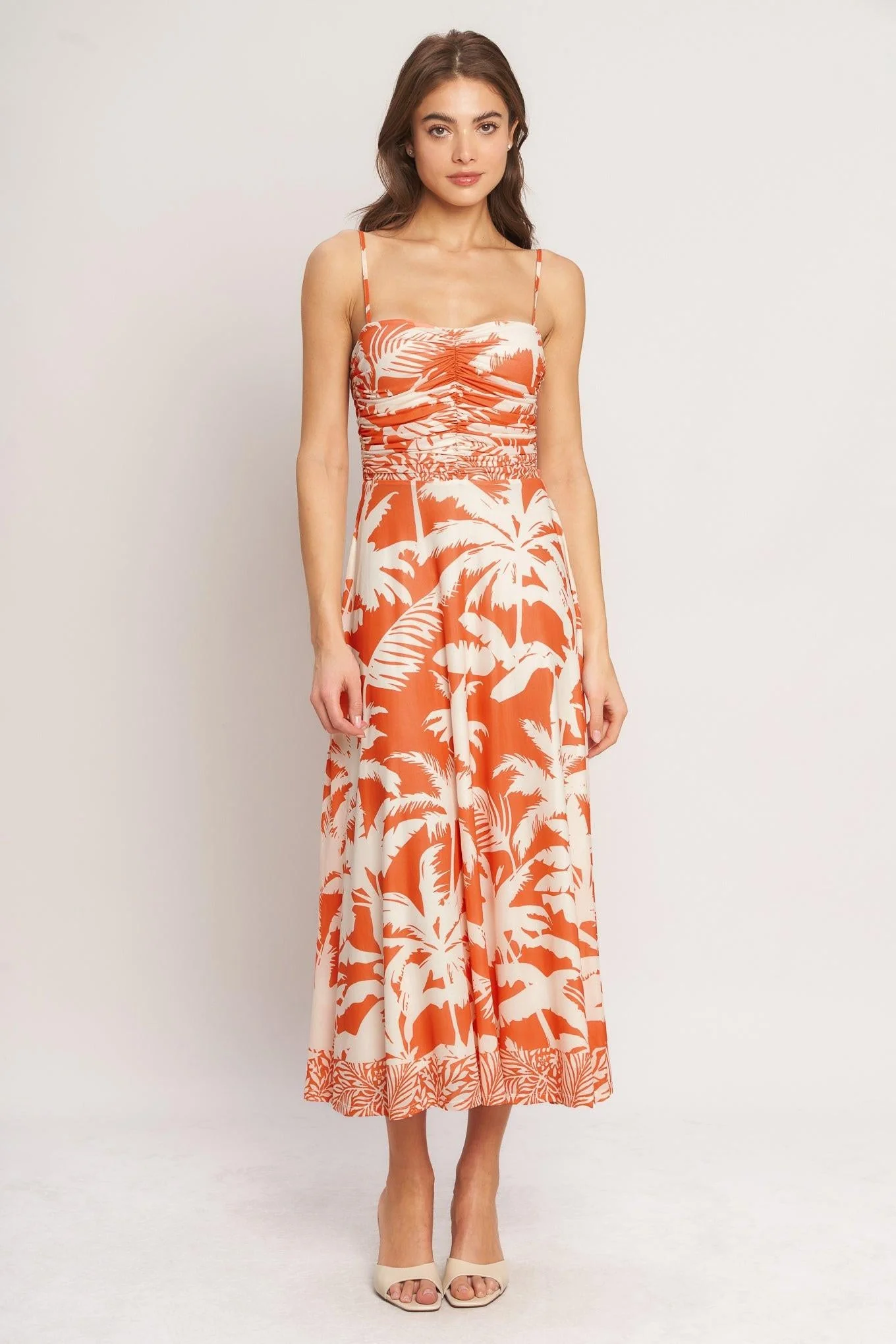 HEATWAVE RESORT POWER MESH MIDI DRESS - Image 3