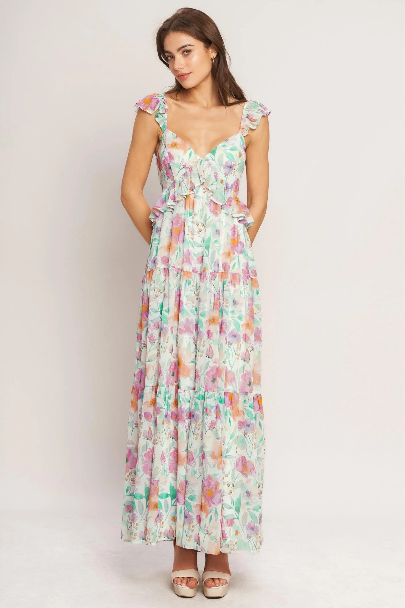 HEAVENLY BLOSSOM MAXI DRESS - Image 5