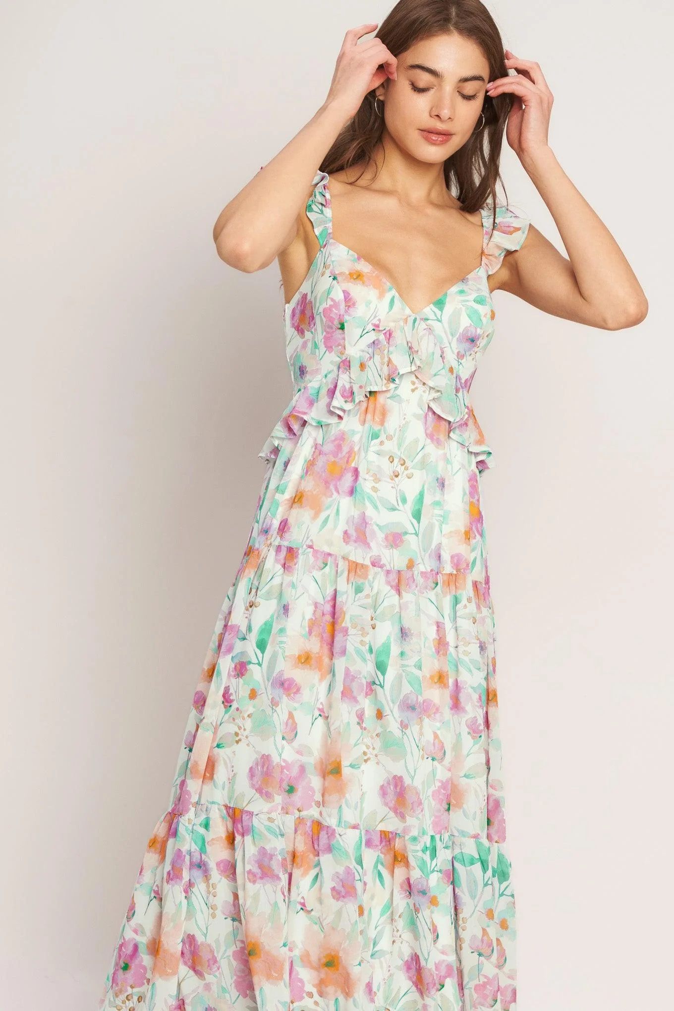 HEAVENLY BLOSSOM MAXI DRESS - Image 6