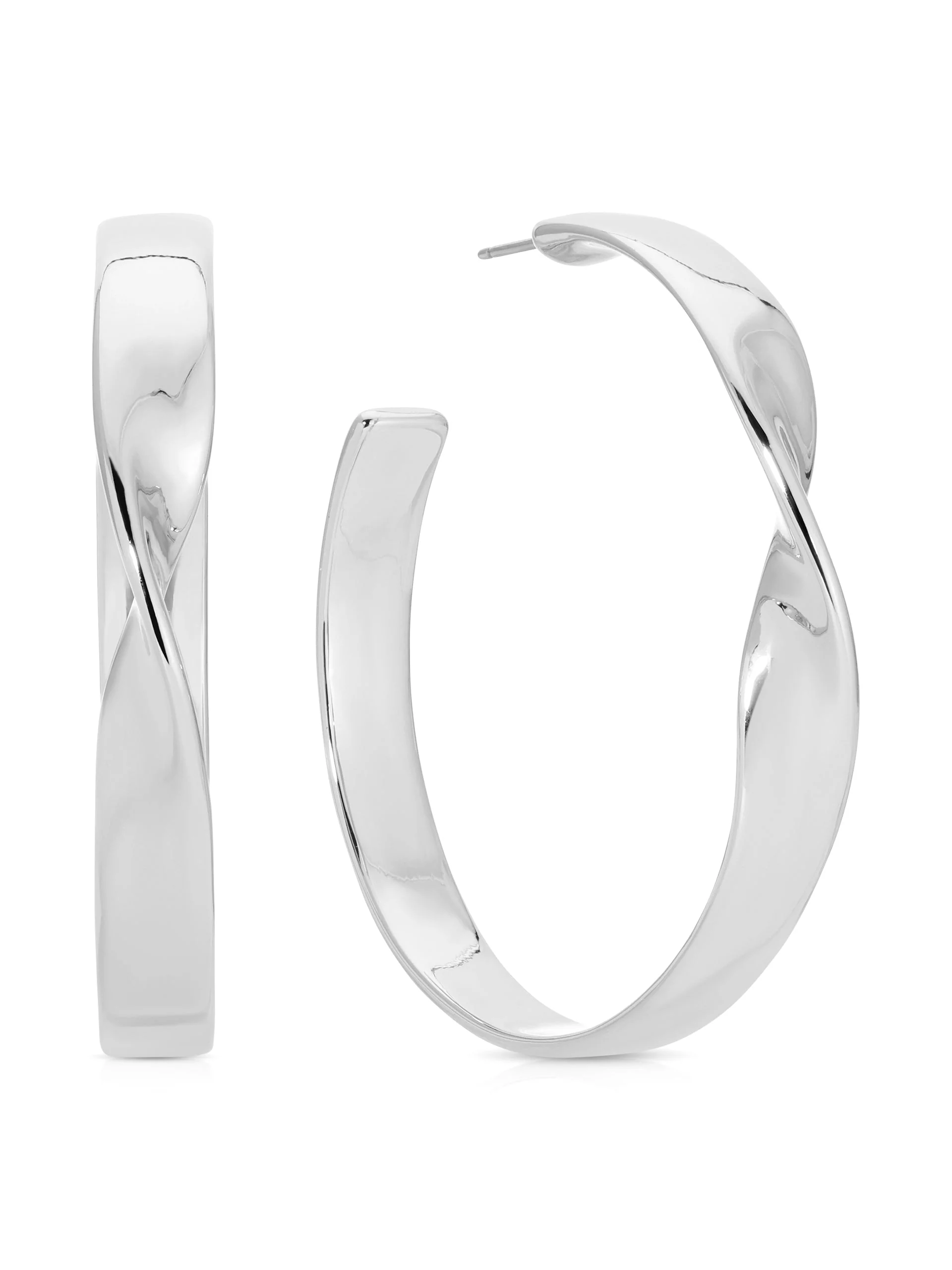 Heirloom Twist Large Hoops - Image 13