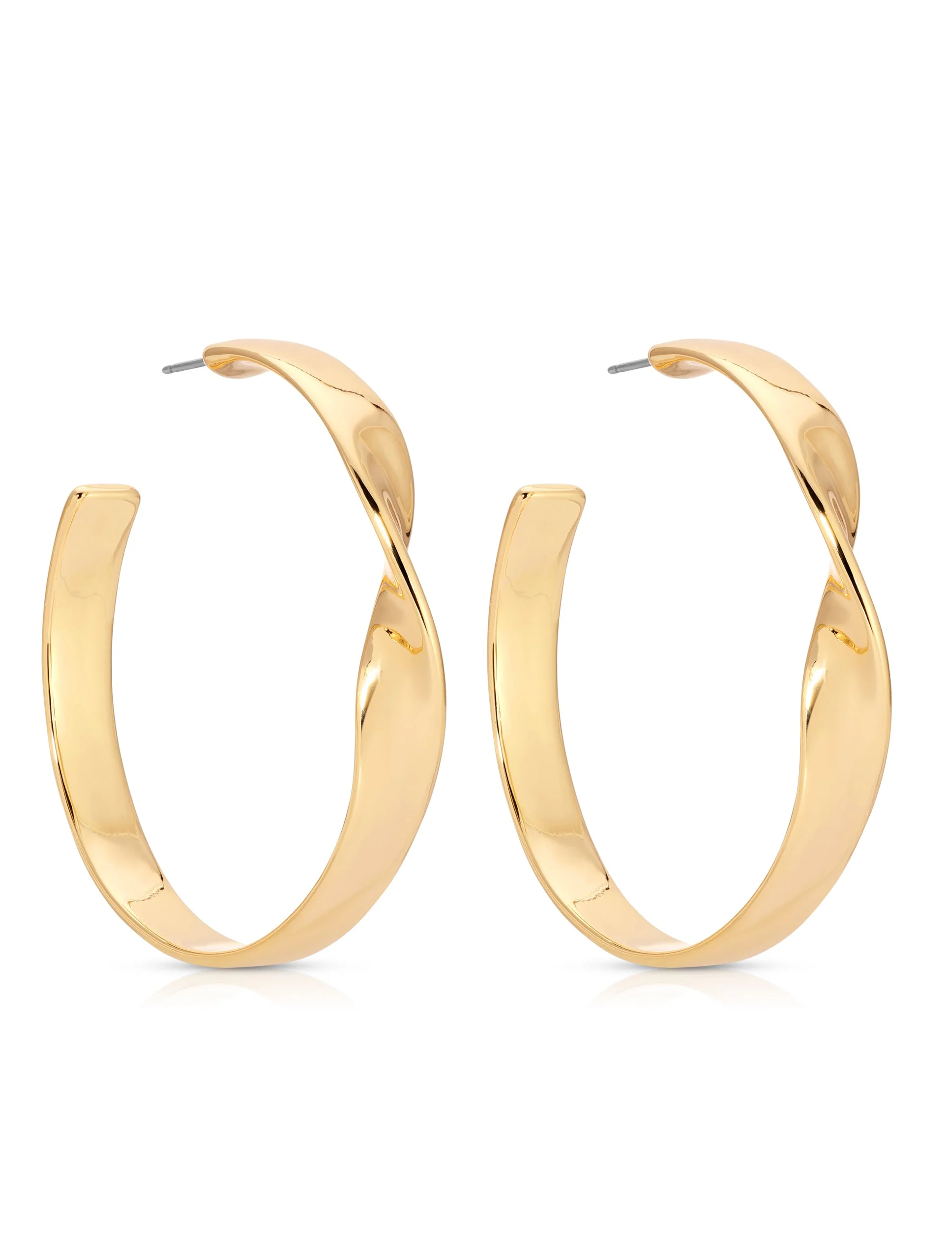 Heirloom Twist Large Hoops - Image 7