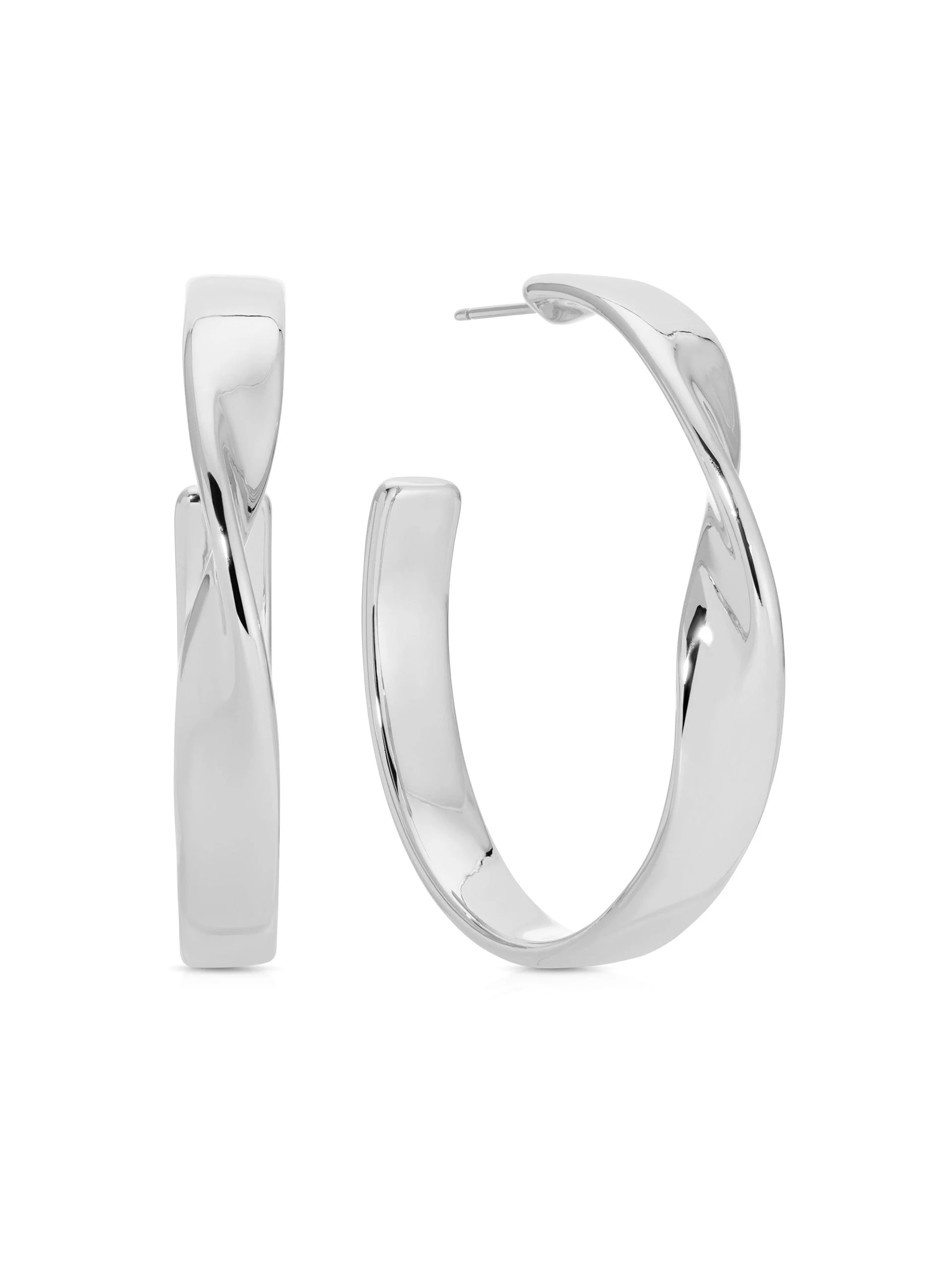 Heirloom Twist Medium Hoops - Image 13